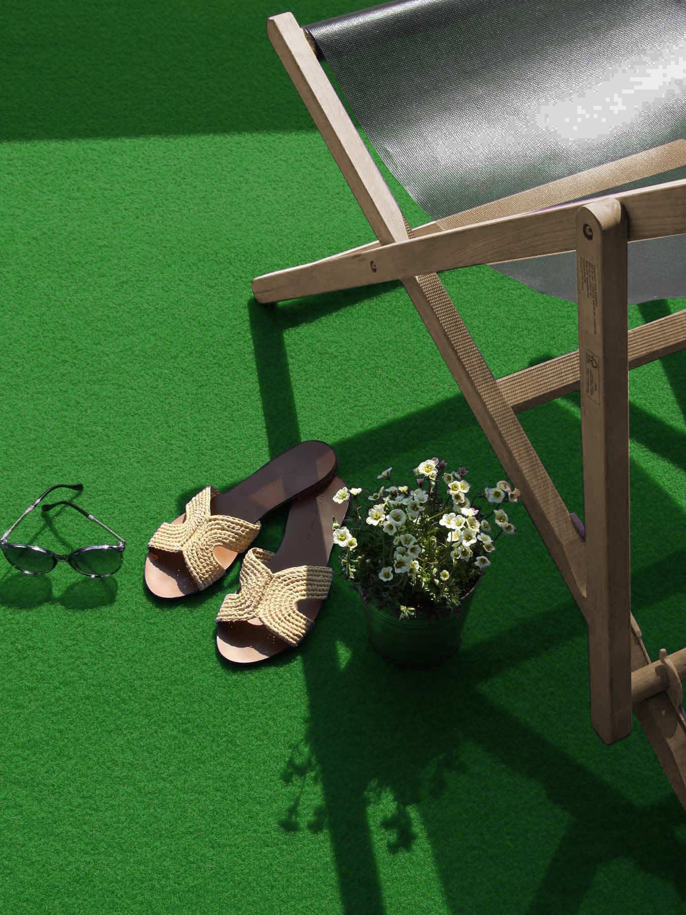 Primaflor-Ideen in Textil Kunstrasen »PARK, Made in Netherlands«, rechteckig, 7 mm Höhe, mit Noppen, strapazierfähig, witterungsbeständig & wasserfest