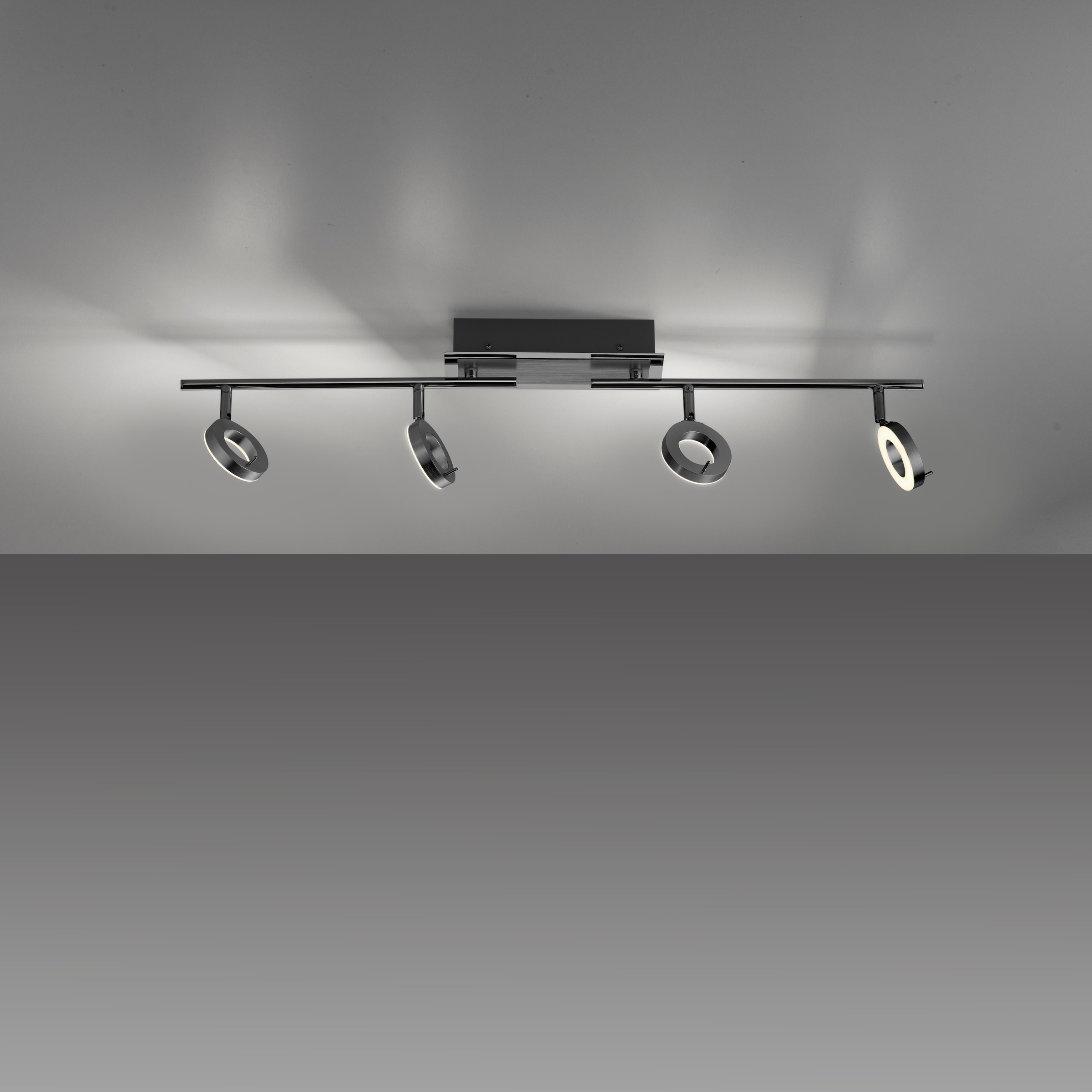Paul Neuhaus Deckenleuchte »SILEDA«, 4 flammig, Leuchtmittel LED-Board | LED fest integriert, inkl. festverbaute LED, IP44, Spotköpfe verstellbar