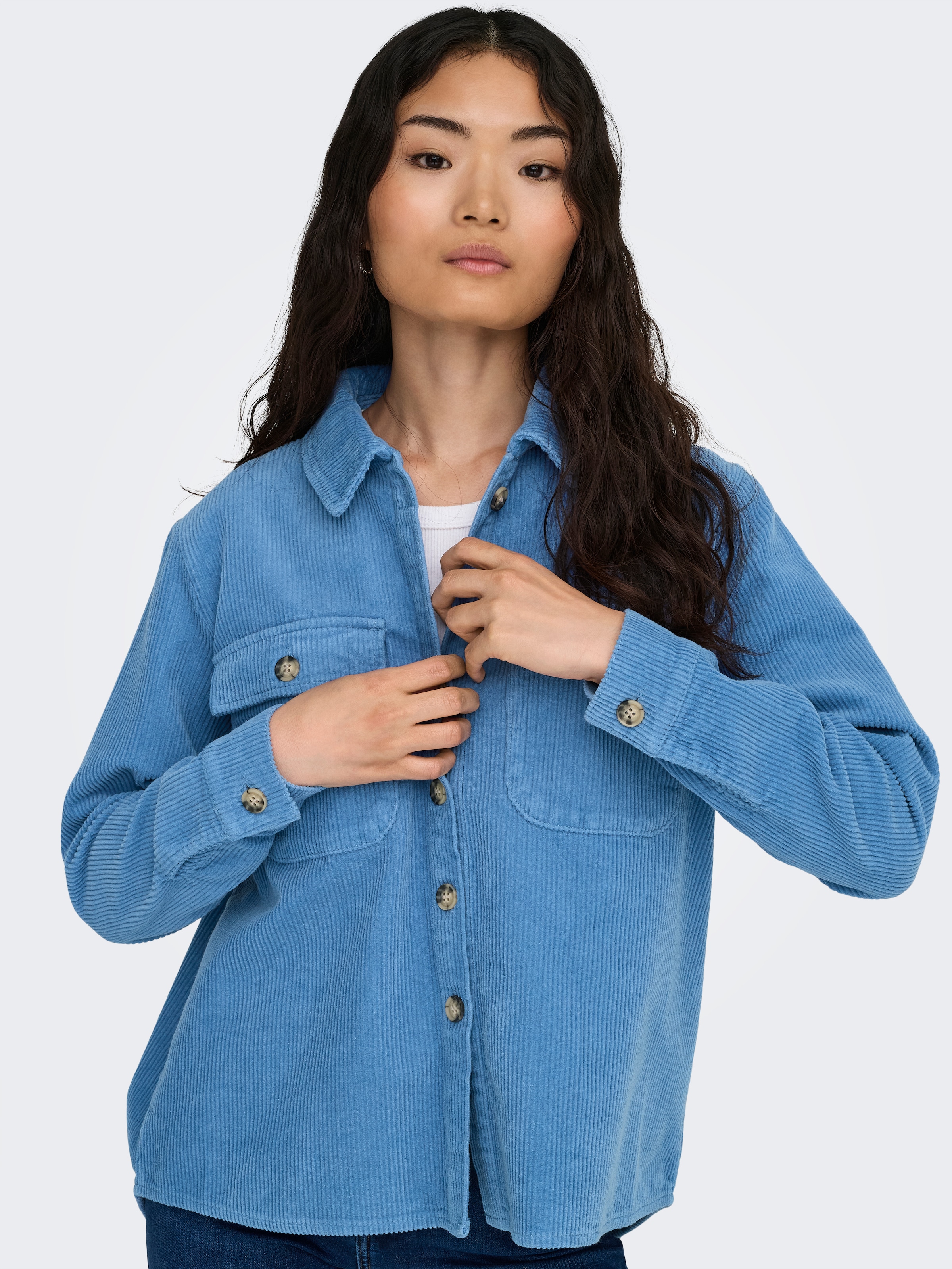 ONLY Cordjacke »ONLAMAZING L/S CORD SHACKET PNT«