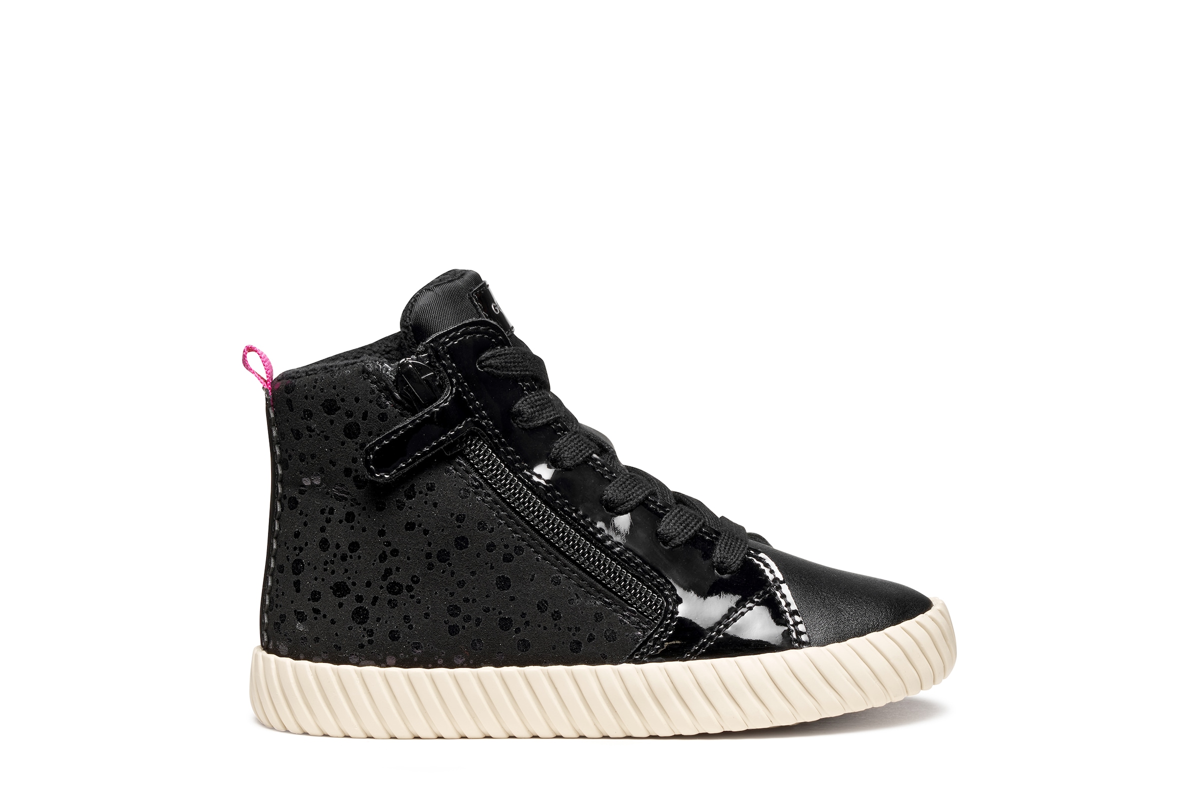 Geox Sneaker »J MIRROLESS GIRL«  Schnürboots mit Warmfutter, Größenschablone zum Download