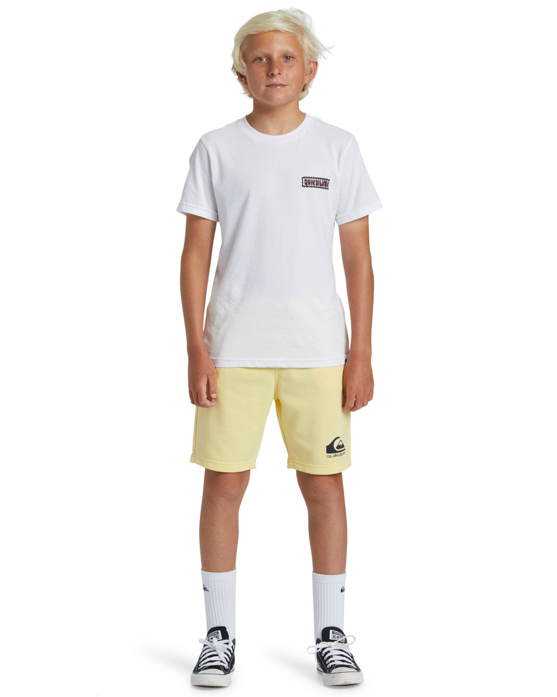 Quiksilver Sweatshorts »Easy Day« in gelb, Größe 8