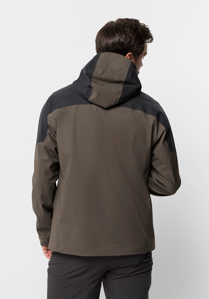 Jack Wolfskin Trekkingjacke »KAMMWEG 2L JKT M«, mit Kapuze