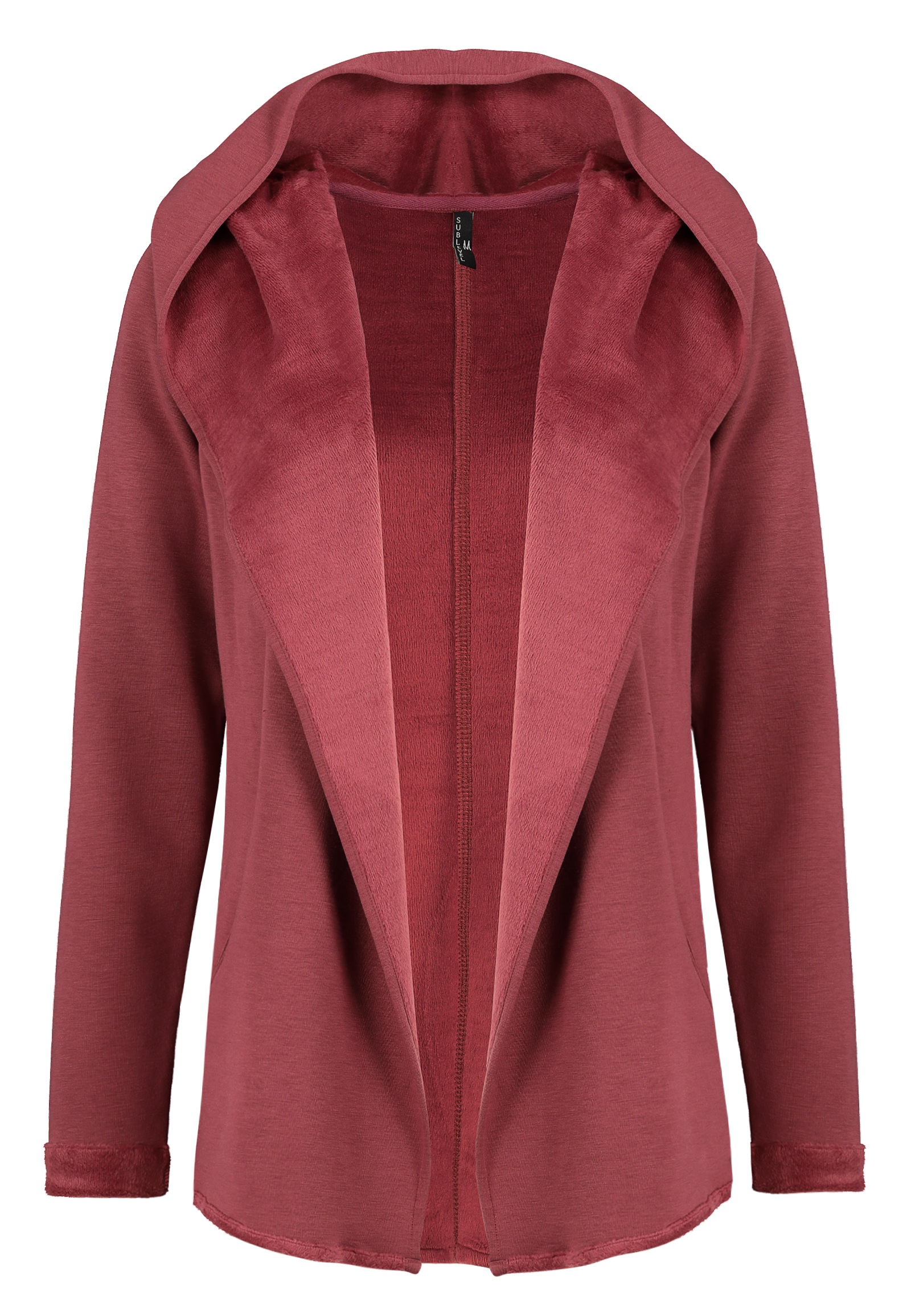 SUBLEVEL Cardigan, mit Kapuze