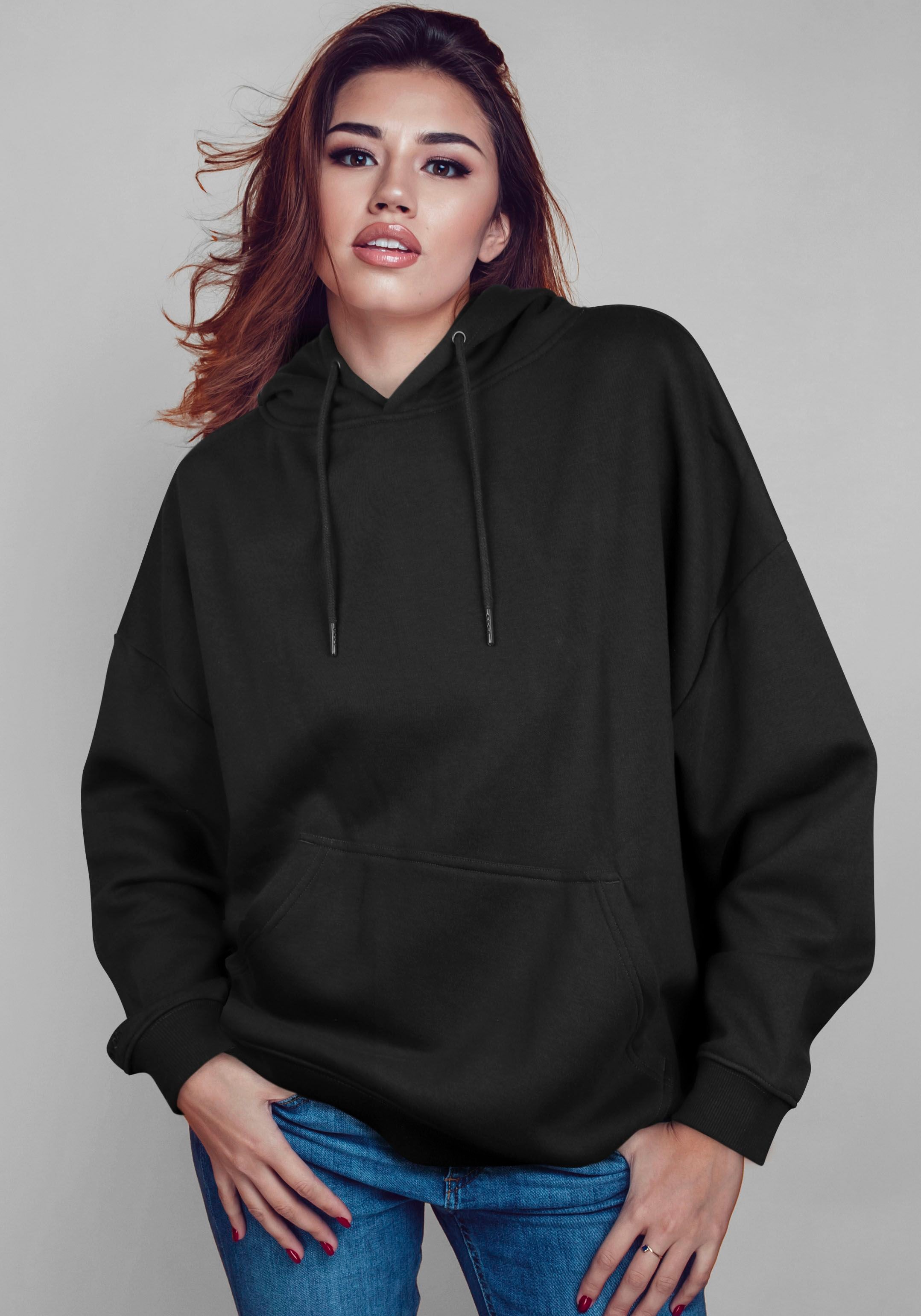 Hoodie, mit Capelli New York Ärmelstickerei