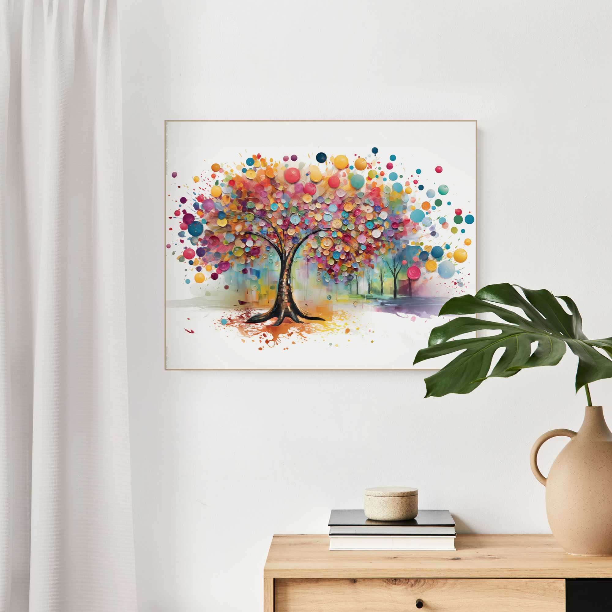 Reinders! Wandbild »Tree of Colours«