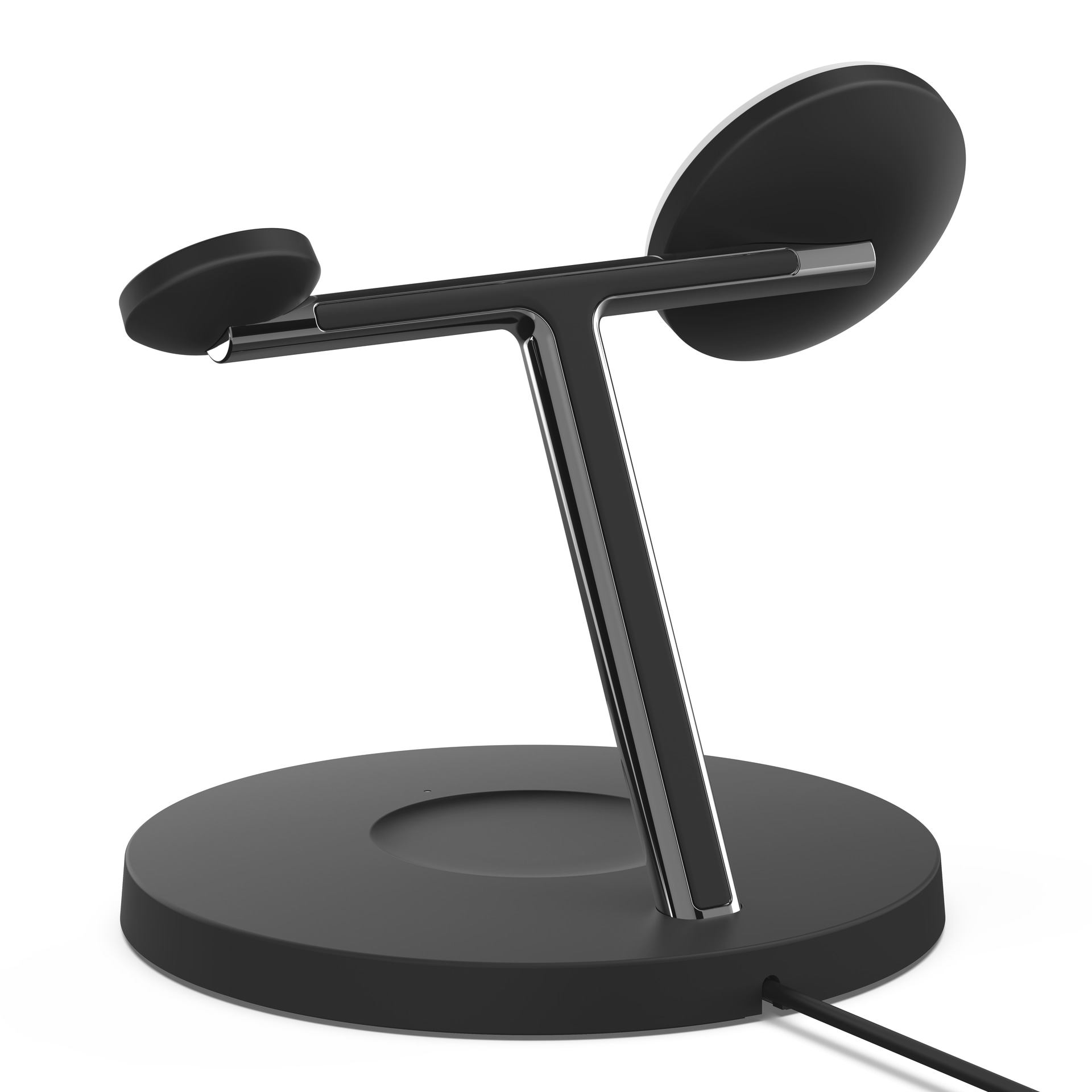 Belkin Wireless Charger »Belkin drahtloses 3-in-1 MagSafe Ladegerät«, (inkl. Netzteil kompatibel für iPhone der Serie 15/14/13/12), für iPhone, Apple Watch und AirPods, Wireless Ladestation/Ladeständer