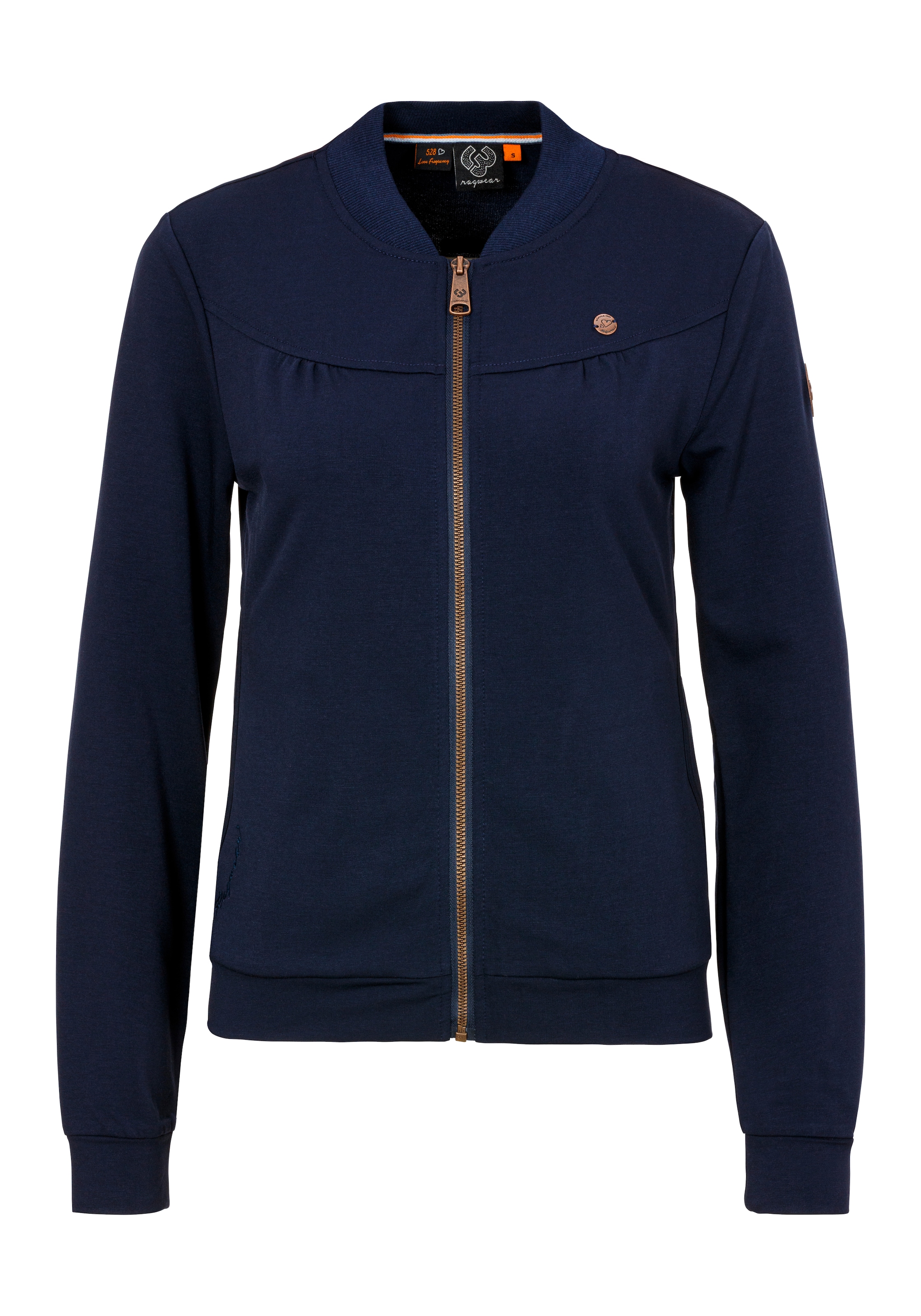 Ragwear Sweatjacke »KENIA CORE«, mit Logo und gerafften Details