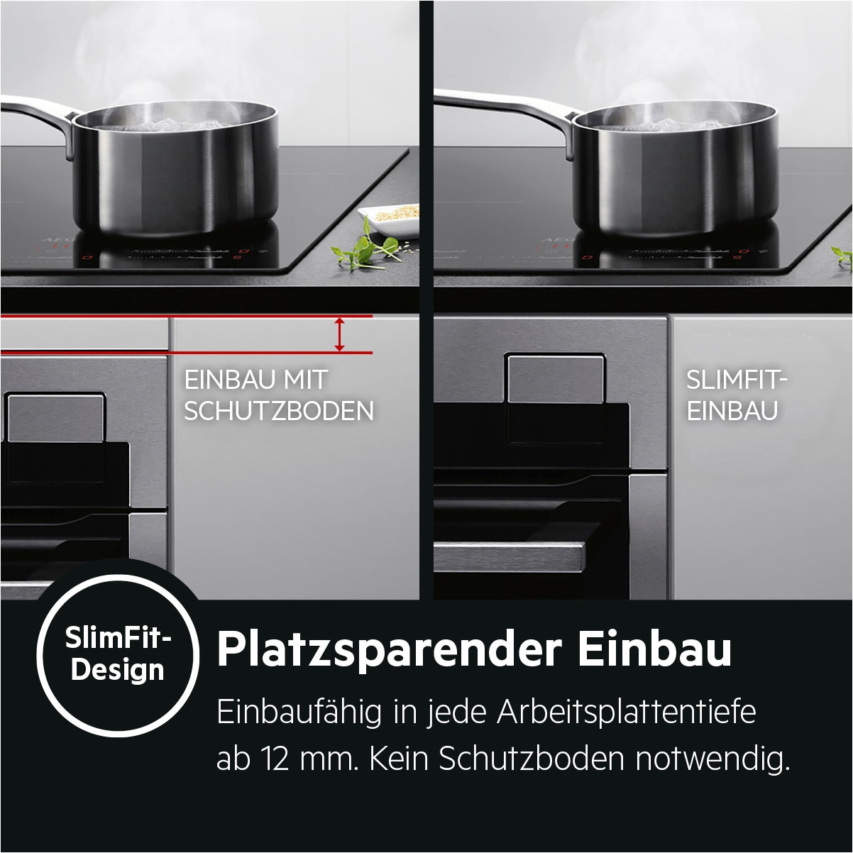 AEG Induktions-Kochfeld »TO64IC00XB« Kochbereit in Sekunden – PowerBoost sorgt für blitzschnelle Hitze
