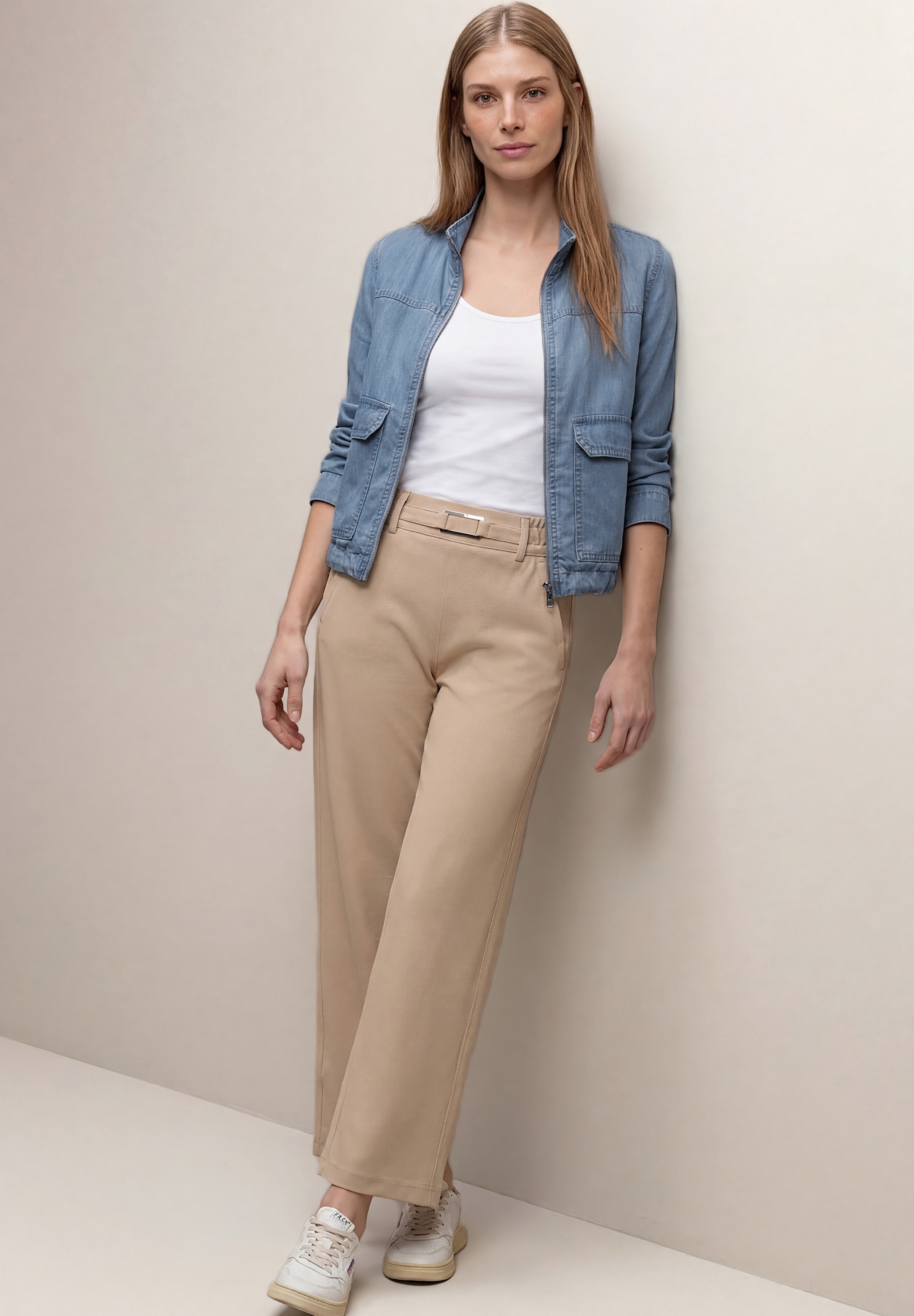 STREET ONE Blouson mit Stehkragen aus Lyocell