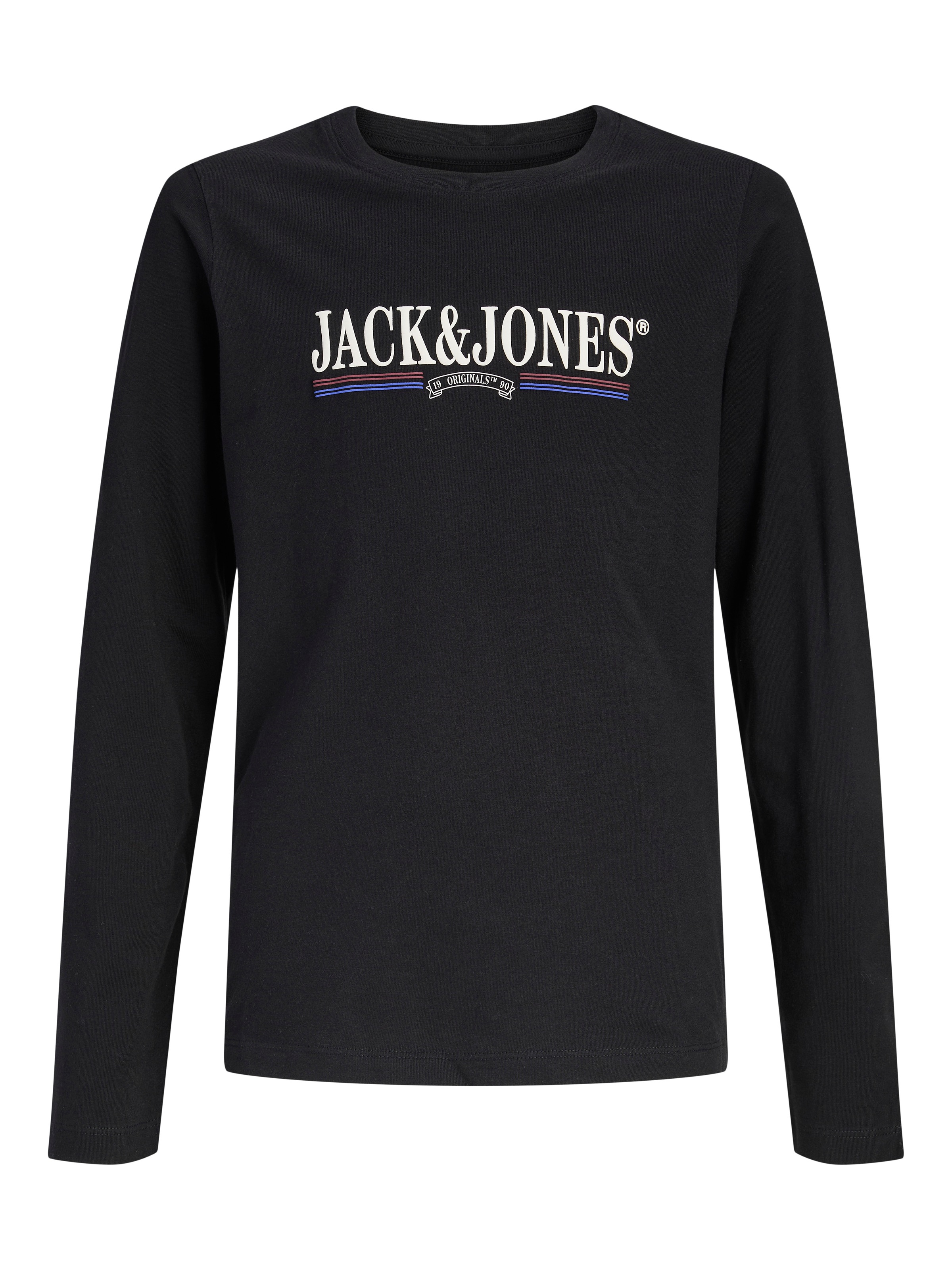 Jack & Jones Junior Langarmshirt »JORFREDERIKSBERG GRAPHIC BOX TEE LS JNR« Baumwolle, regular fit