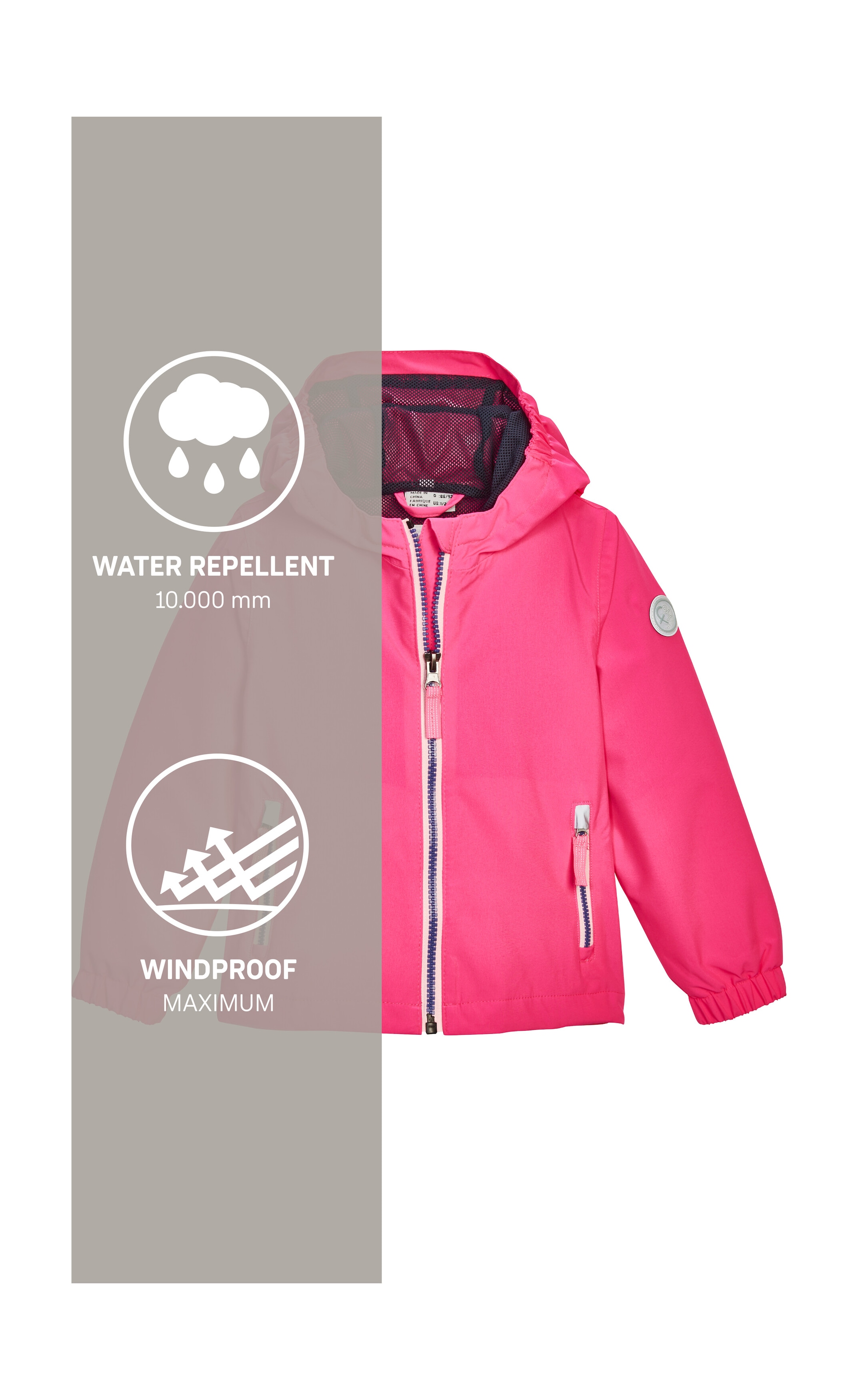 first instinct by killtec Funktionsjacke »FIOS 10 MNS JCKT«, Wasser- und winddicht, Ärmel mit Grow-Up Funktion, Kinnschutz