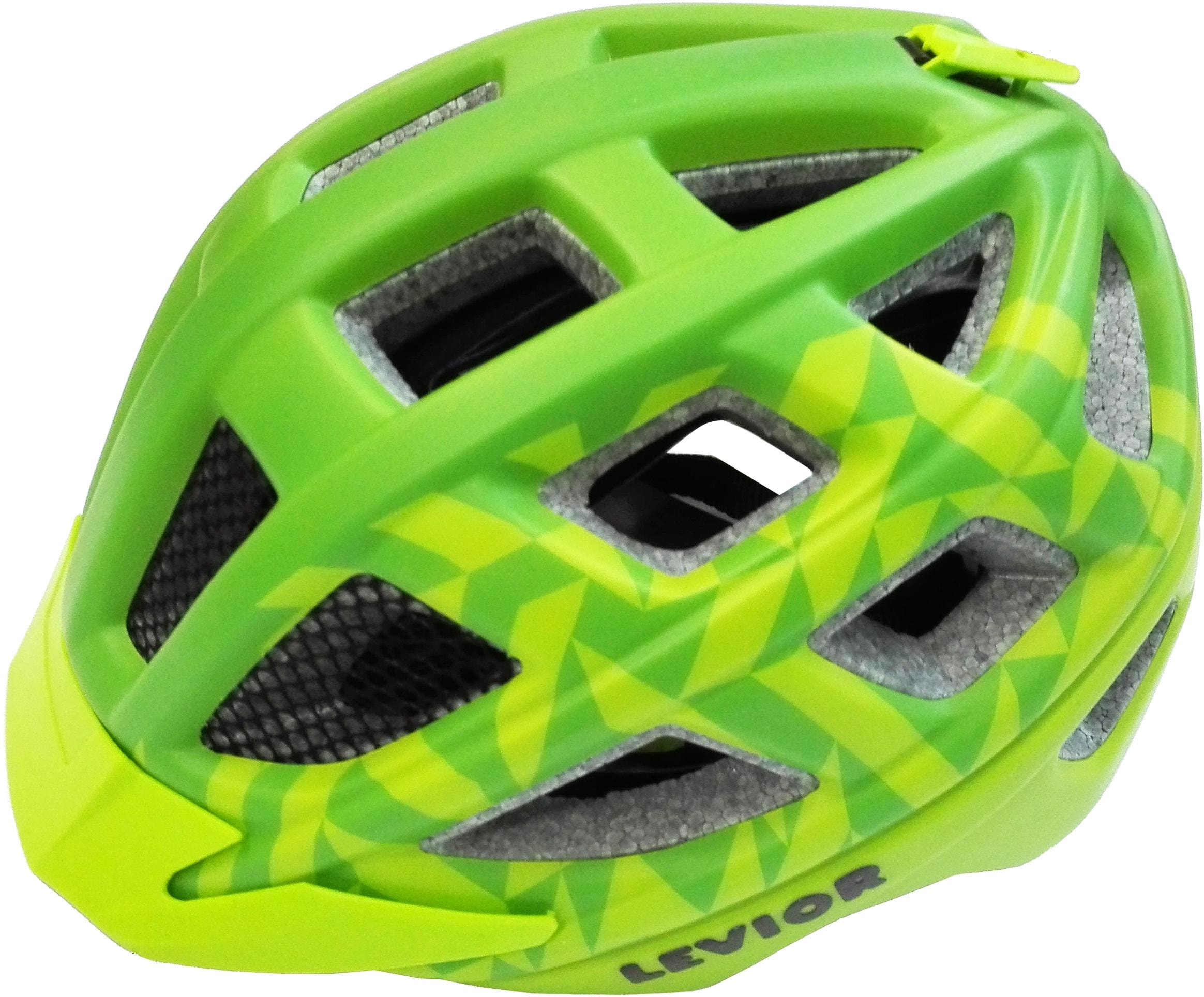 Levior Kinderhelm »Kailu matt« in grün, Größe M Kopfumfang: 53 cm - 59 cm