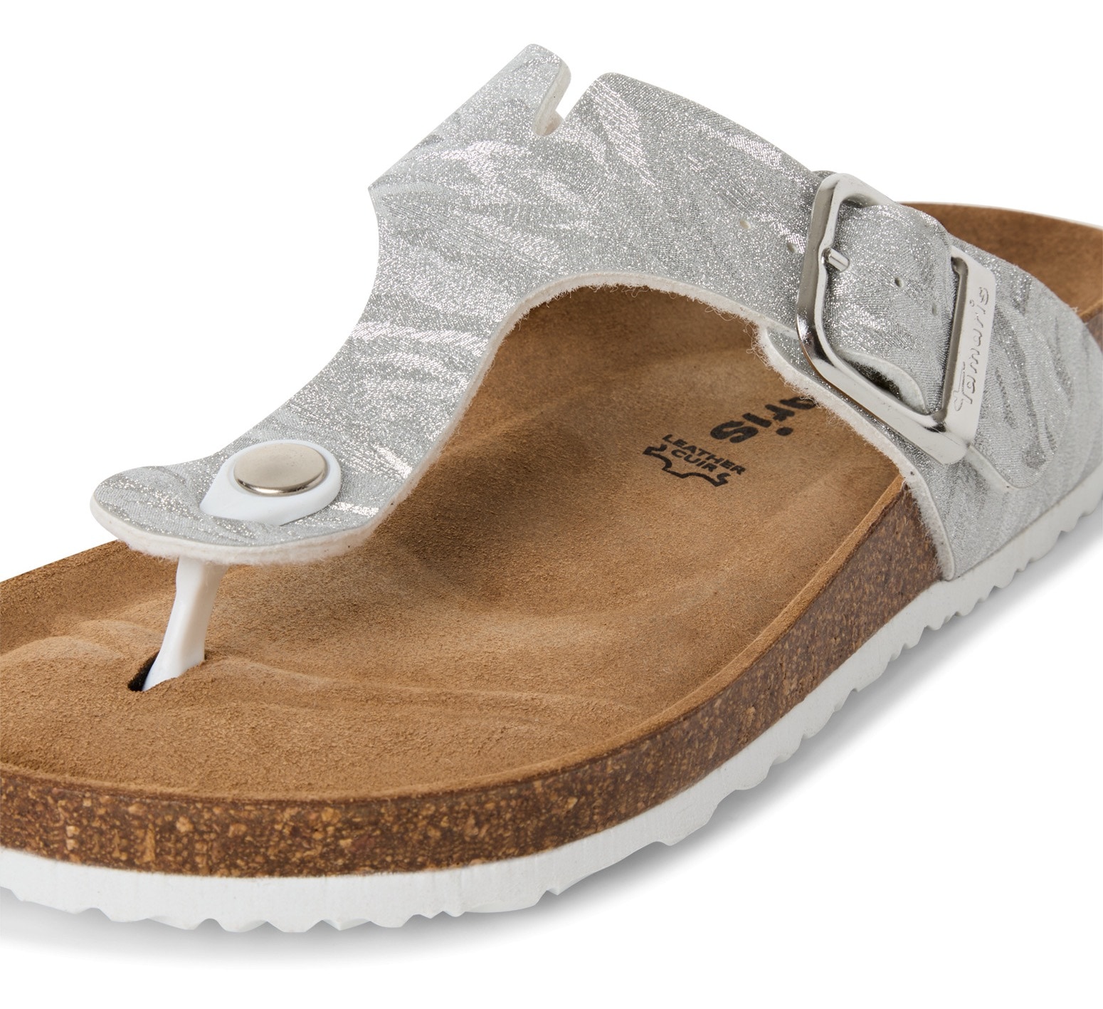 Tamaris Zehentrenner »CORRA«, Sommerschuh, Schlappen mit angenehmen Zehensteg