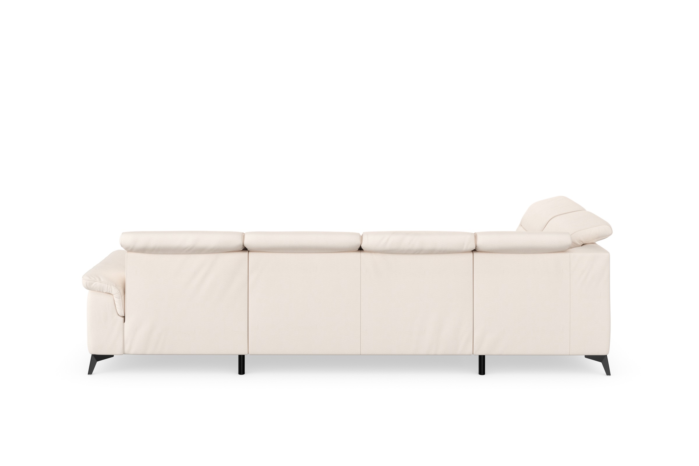 sit&more Wohnlandschaft »Sinatra U-Form« optional mit Kopfteilverstellung und Armteilfunktion, Metallfüße