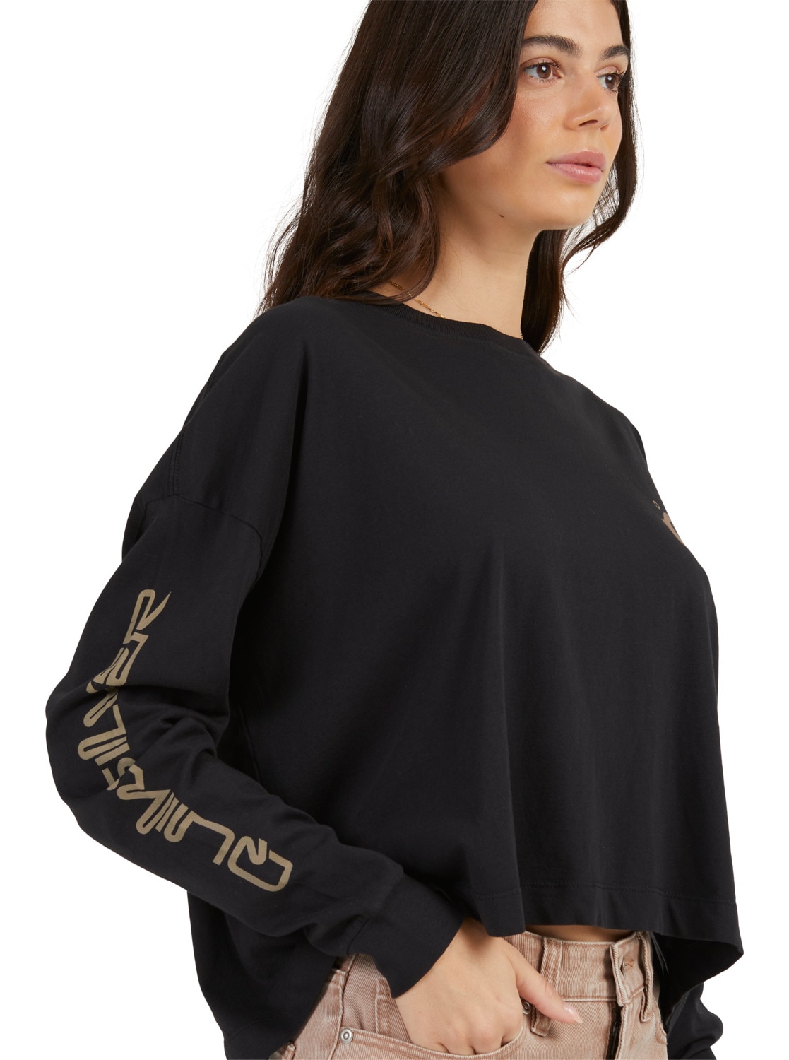 Quiksilver Langarmshirt »Quiksilver Womens Oversized Crop«
