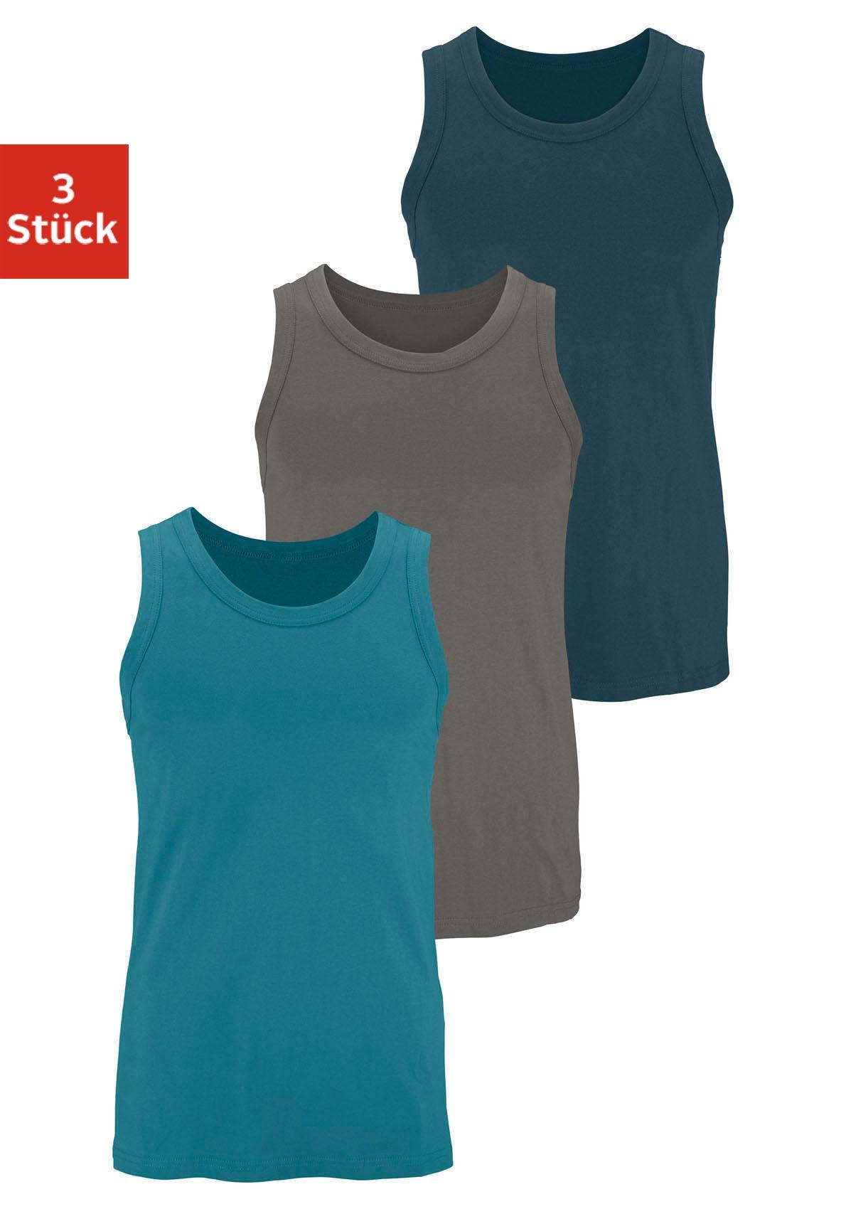 H.I.S Tanktop, (Packung, 3 online OTTO shoppen tlg.), Baumwolle bei aus