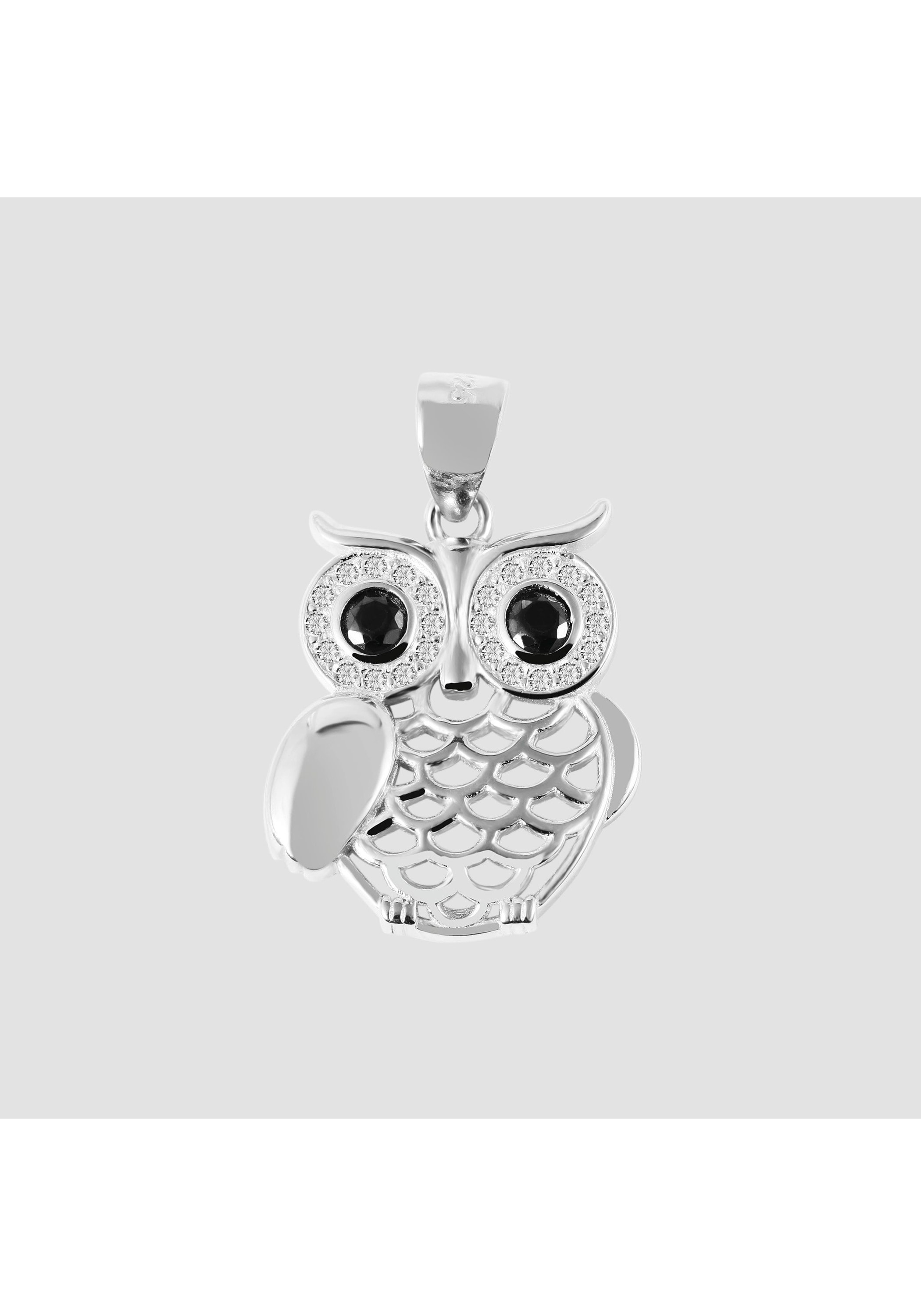 AKZENT Kettenanhänger »"Beba" aus 925 Sterlingsilber, rhodiniert, langlebig«