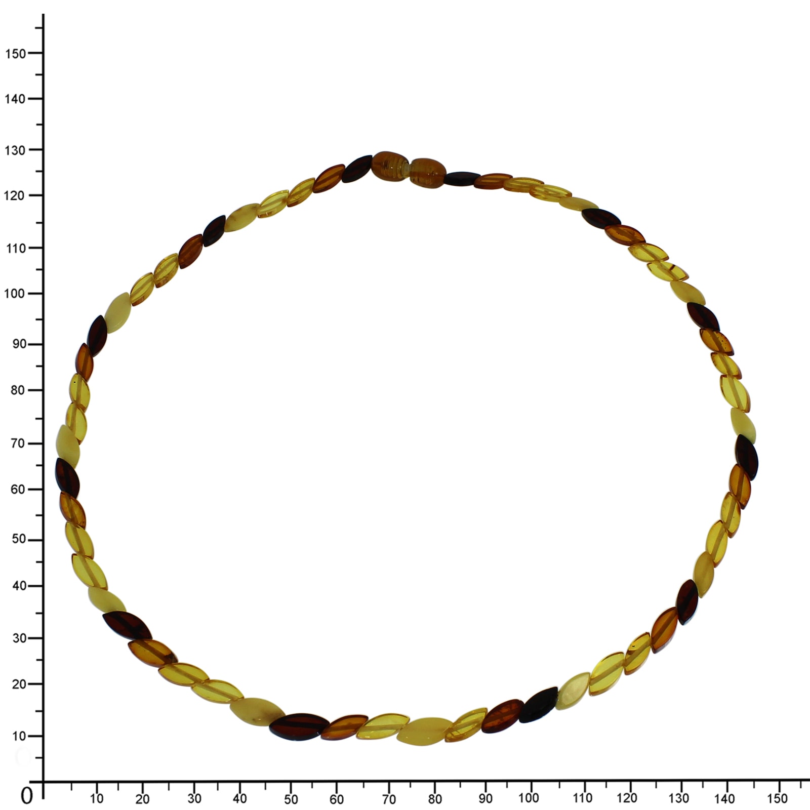 OSTSEE-SCHMUCK Kette ohne Anhänger »- Ude - Bernstein -,«