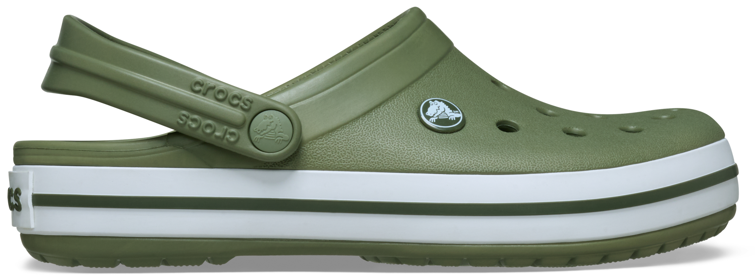 Crocs Clog »Crocband«  Sommerschuh, Gartenschuh, Poolslides, mit farbiger Laufsohle
