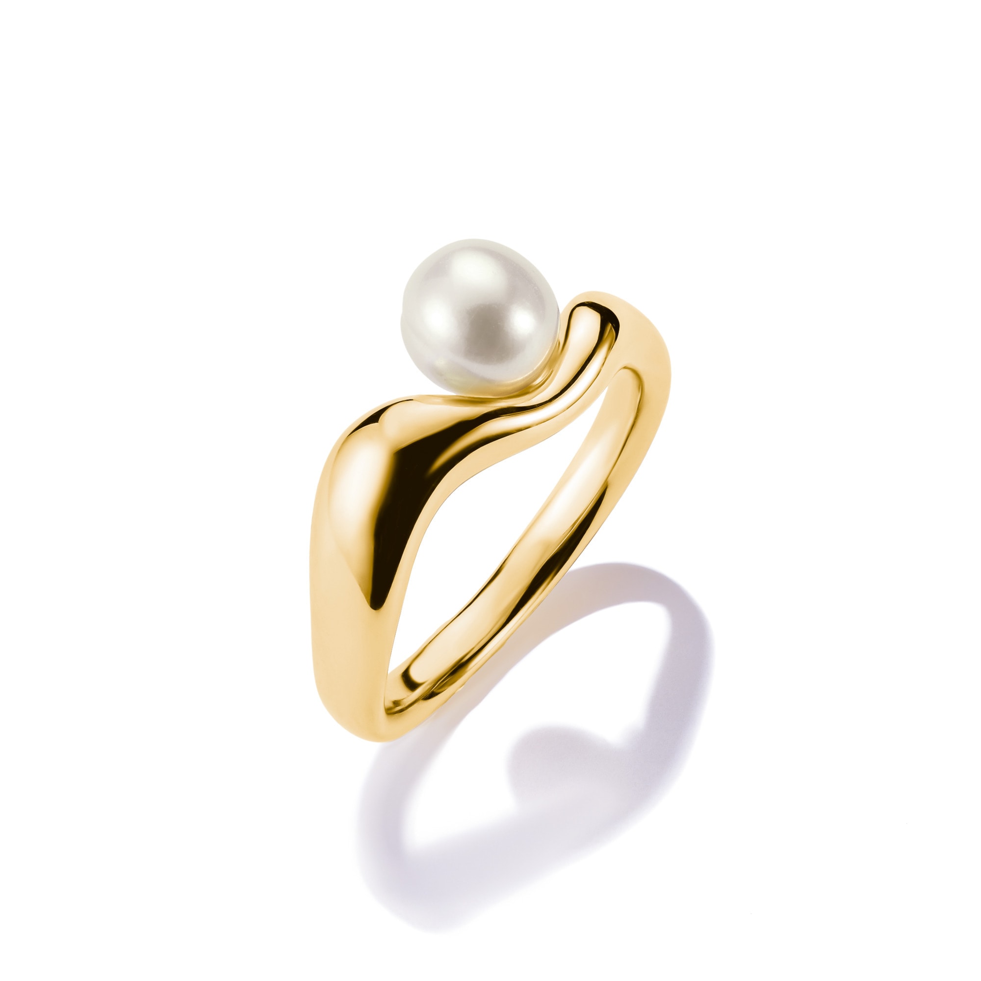 THOMAS SABO Fingerring »Natural Beauty Ring mit Perle« mit Süßwasserzuchtperle