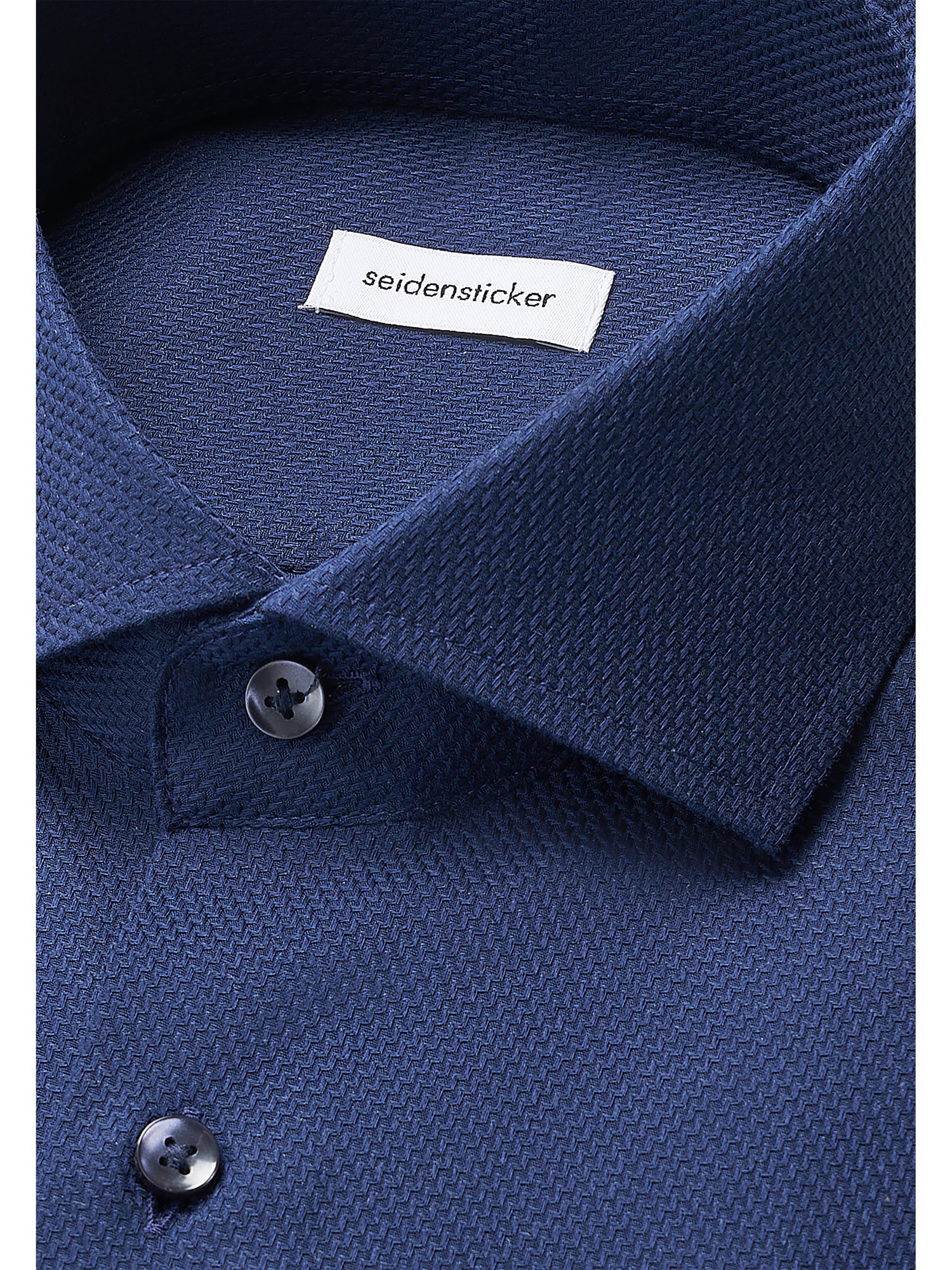 seidensticker Businesshemd »Schwarze Rose«, Regular 1/1 Kentkragen Struktur