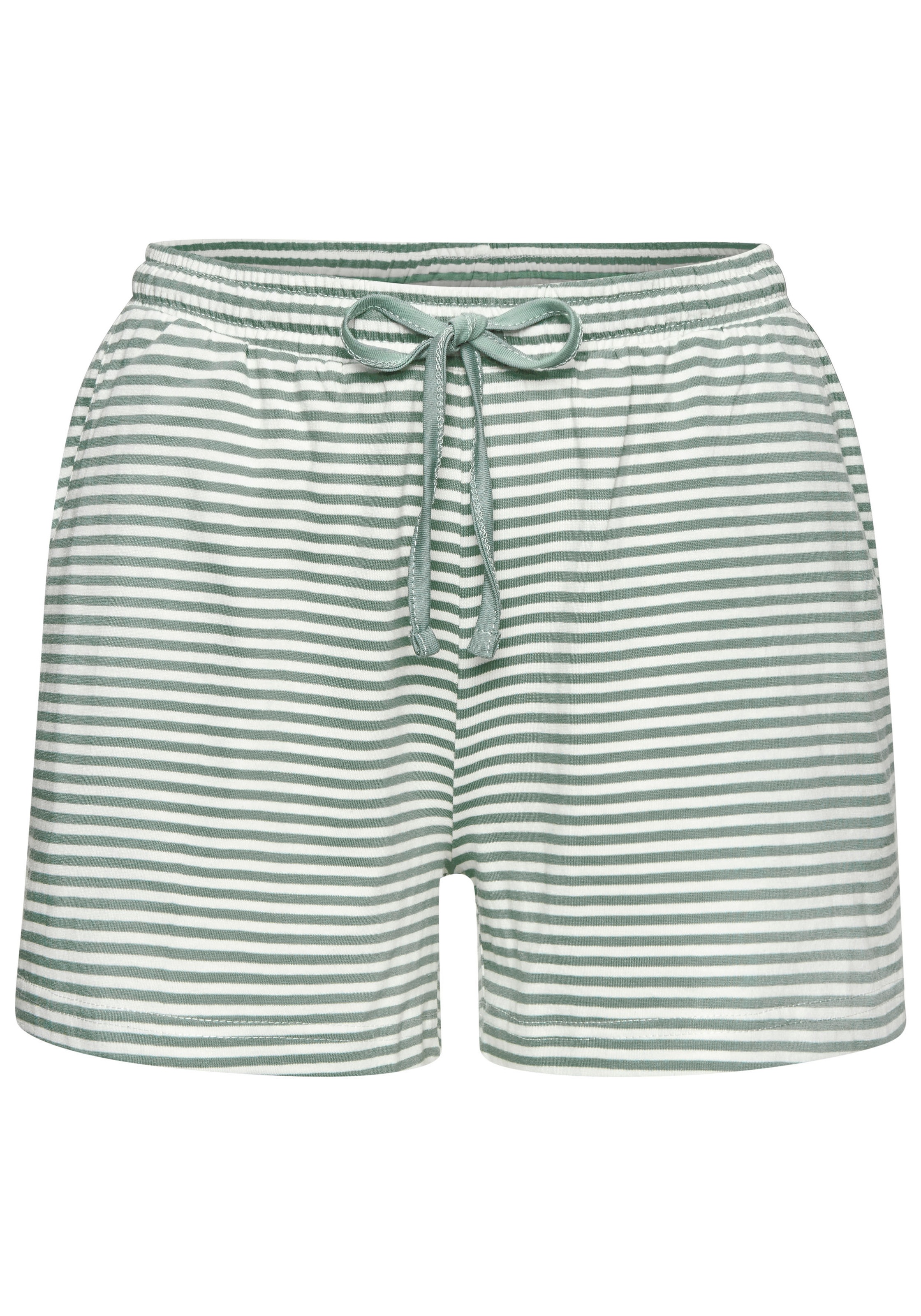 Vivance Dreams Shorty Set, 2-teilig, 2 tlg. mit feinen garngefärbten Streifen