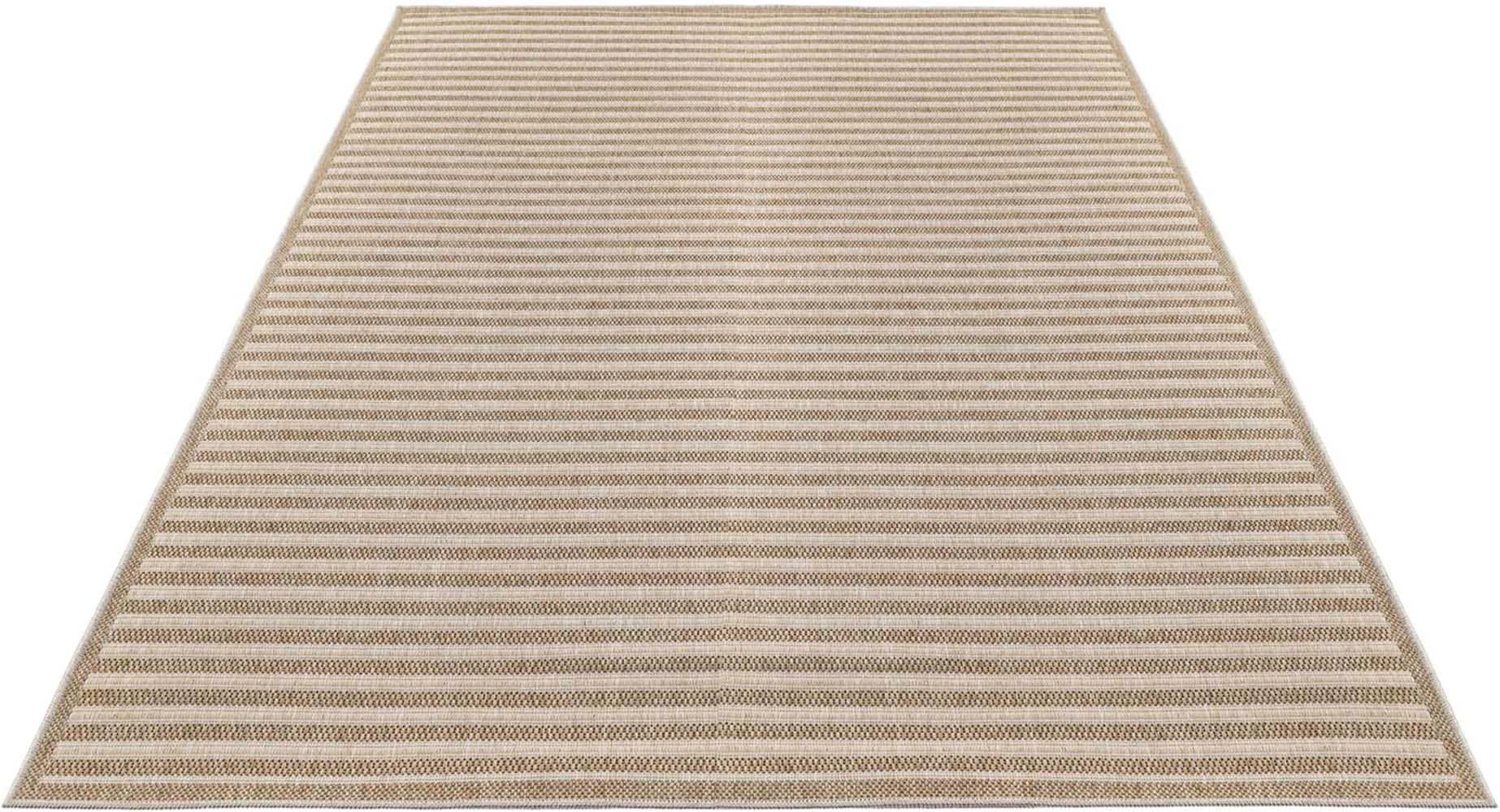 Carpet City Outdoorteppich »Outdoor 102 ,  auch in rund« rechteckig 5 mm Höhe Witterungsbeständig für Balkon, Terrasse, In und Outdoor, Sisal Optik