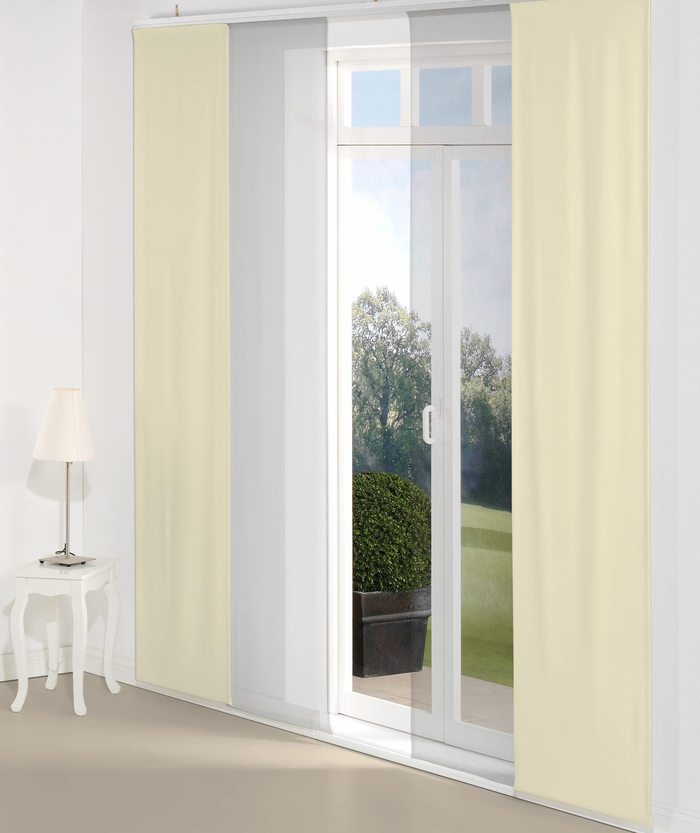 Wirth Schiebegardine »WirthNatur« Paneelwagen 1 Stk. tlg. Inkl. Montagezubehör