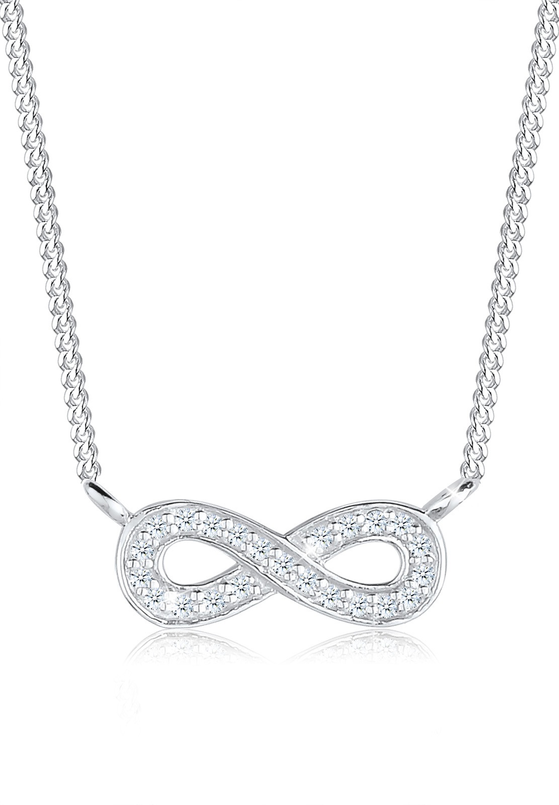 Elli Collierkettchen »Infinity Unendlich Diamant (0.115 ct.) Silber«