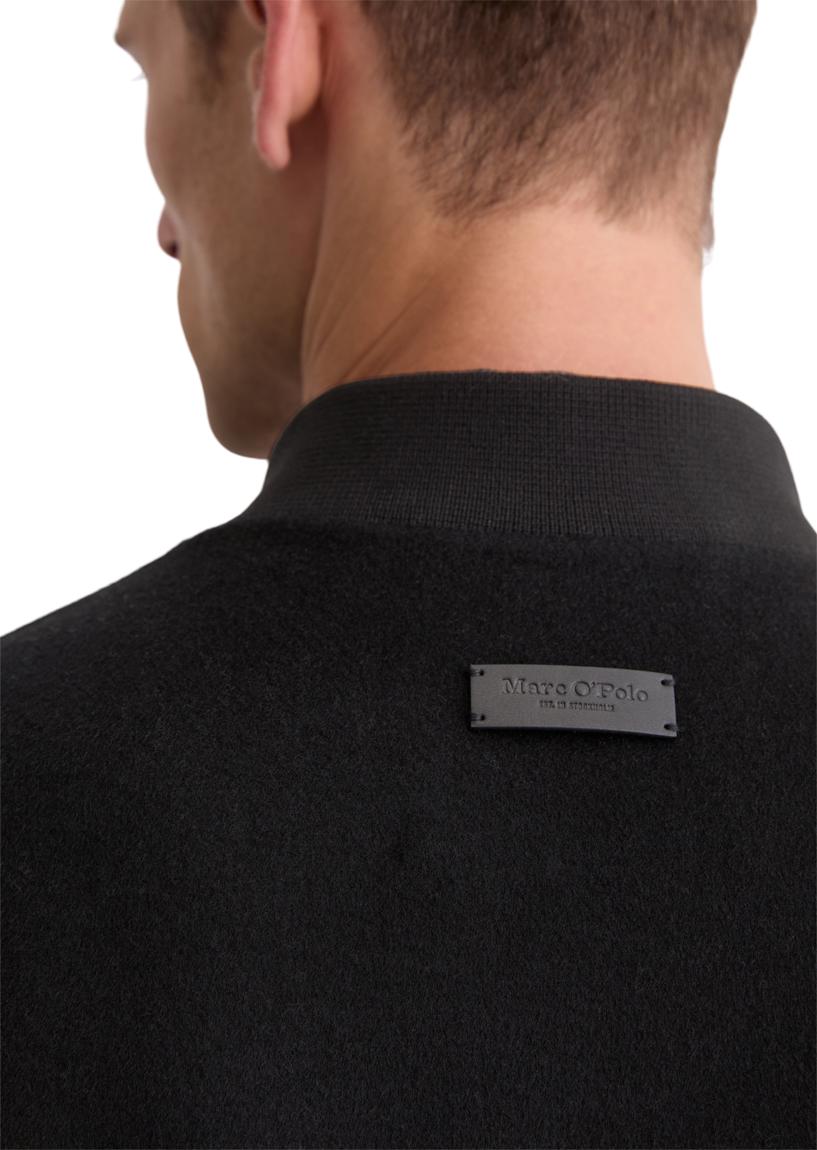 Marc O'Polo Blouson, regular fit aus recyceltem Woll-Mix