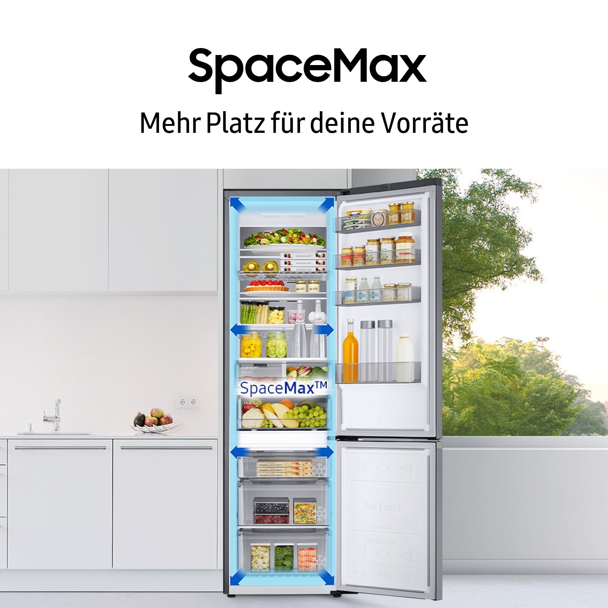 Samsung Kühl-/Gefrierkombination »RB38C7AGWS9«