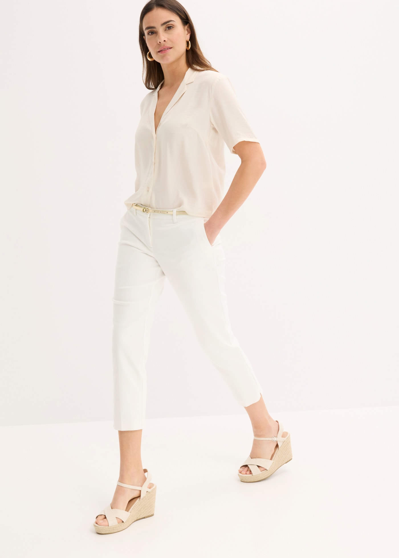 bonprix 7/8-Hose  elegante 7/8-Länge, feminin geschnitten, Regular Fit