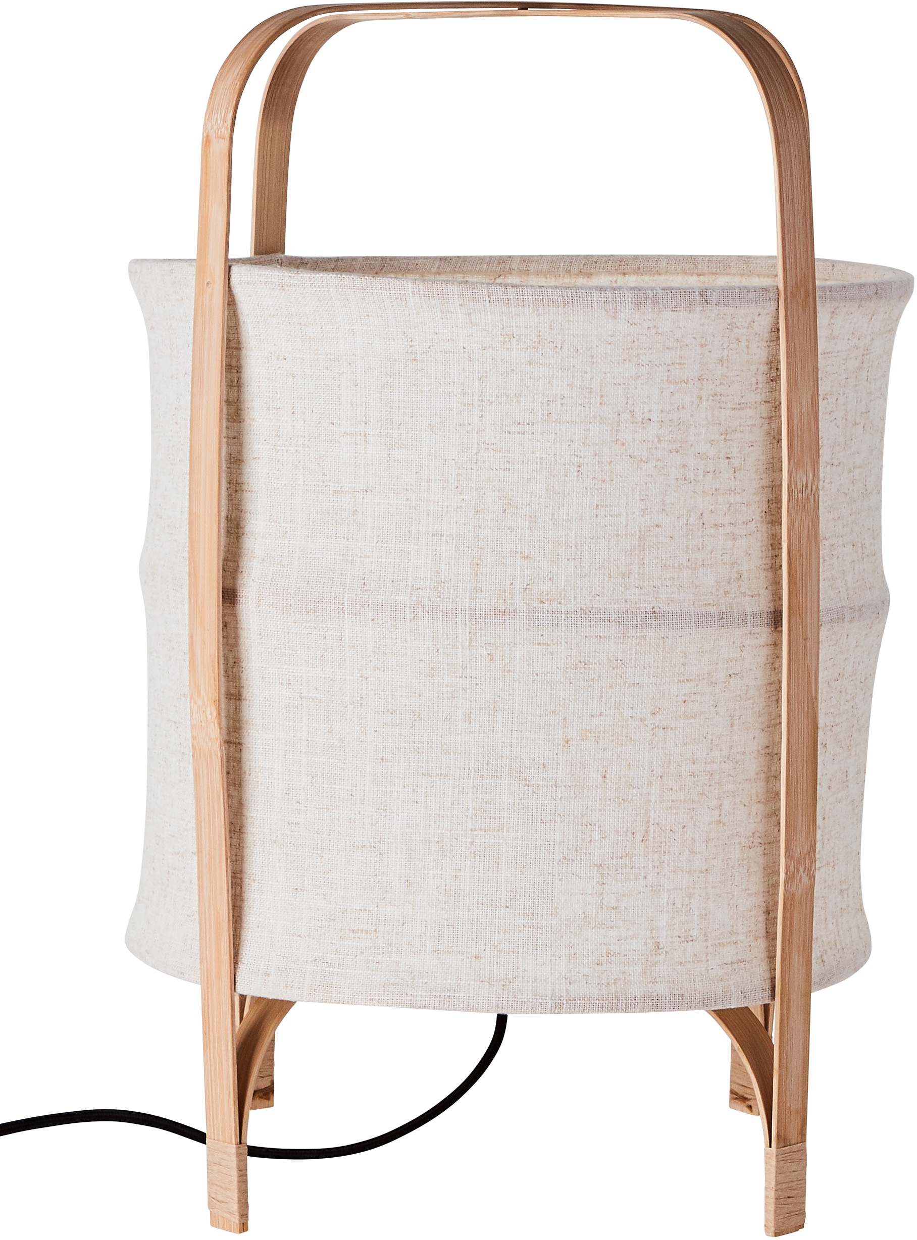 Schirm Rahmen, Home »McAnany affaire Shop Way«, 1 mit im Online Holz und Tischleuchte OTTO Tischlampe Textil beige/natur E27, flammig-flammig,