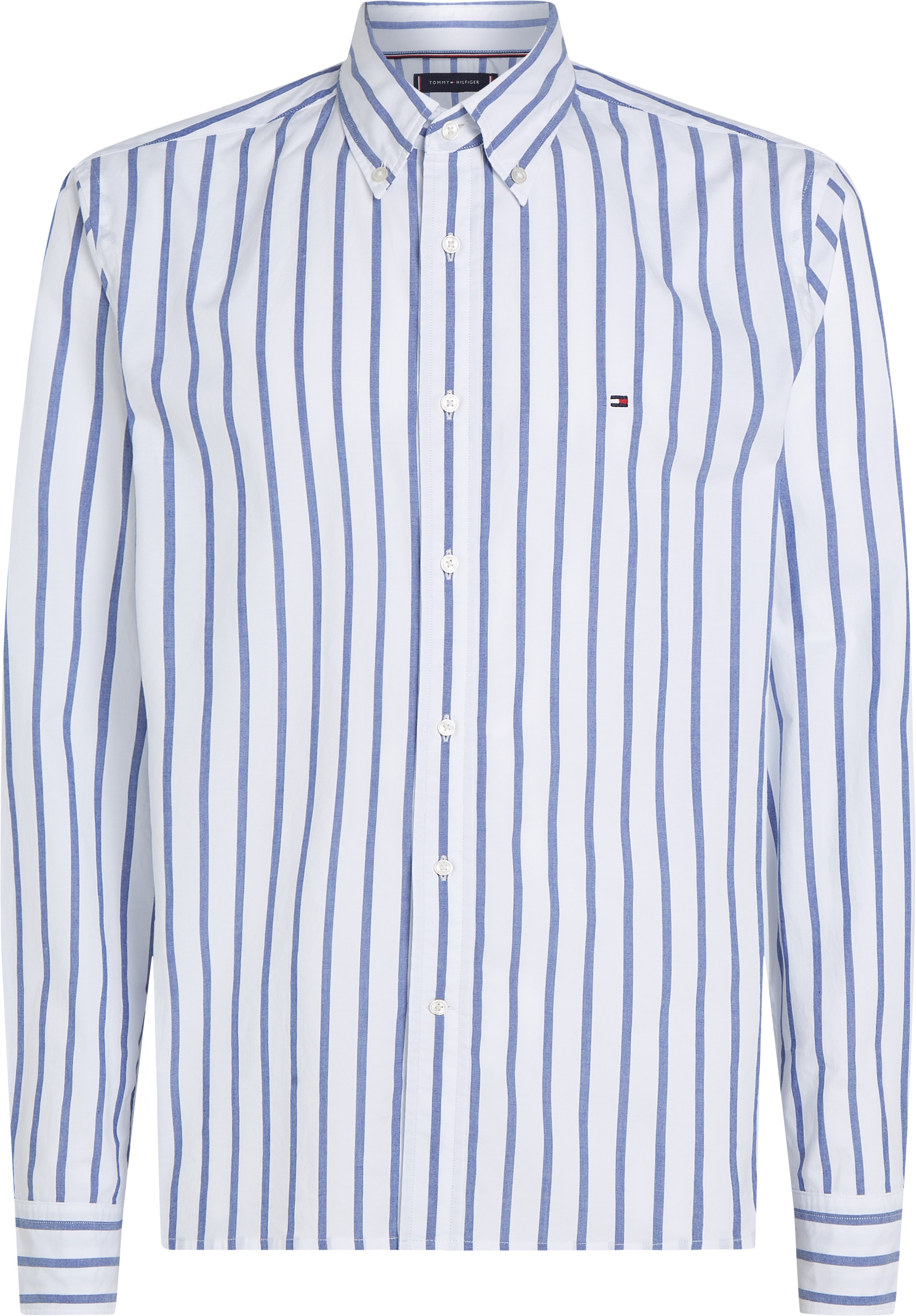 Tommy Hilfiger Businesshemd »FLEX POPLIN NAUTICAL STP SHIRT«