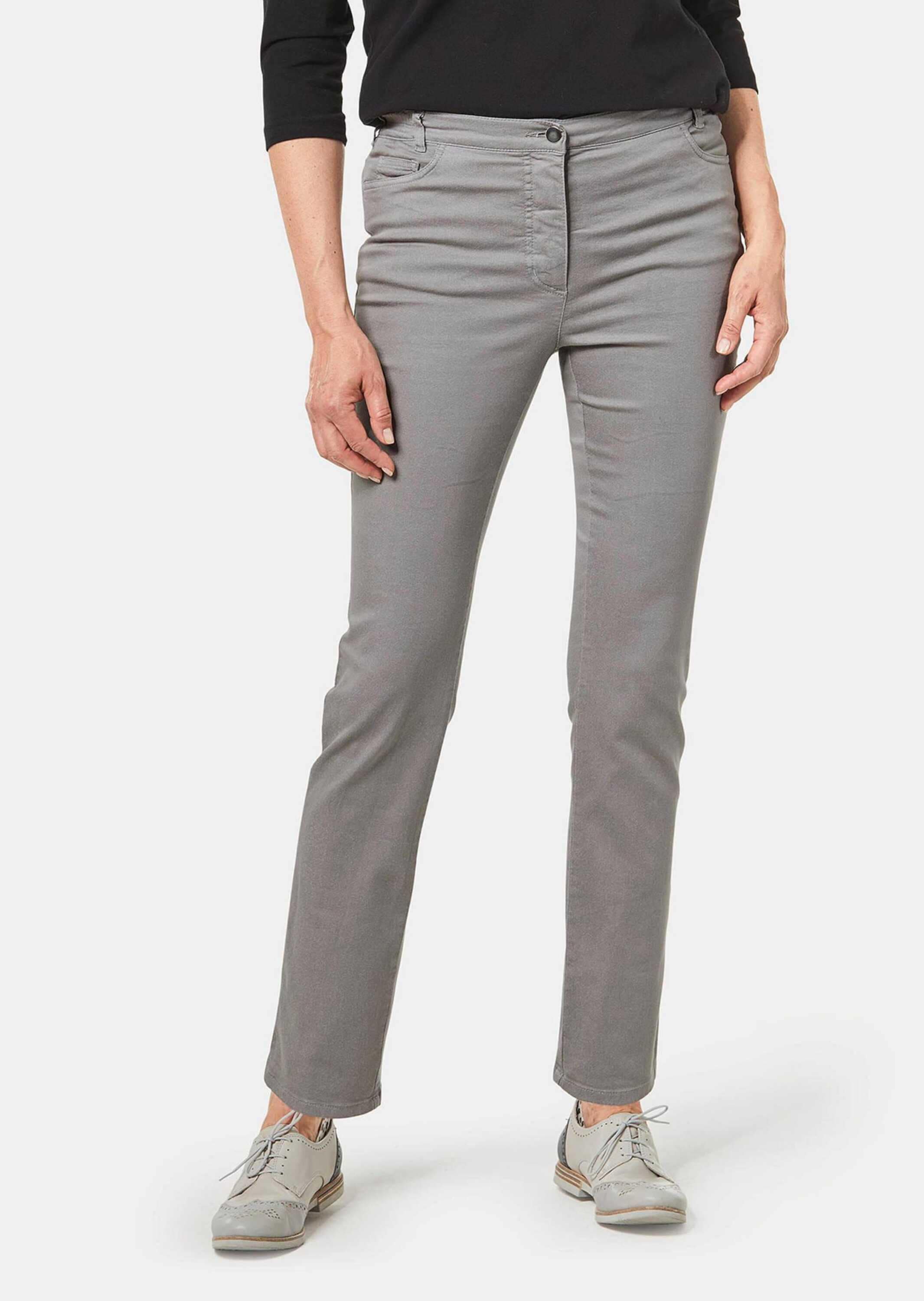 GOLDNER 2-in-1-Hose »Hose Carla in jeanstypischer Form und trendstarker Farbe«