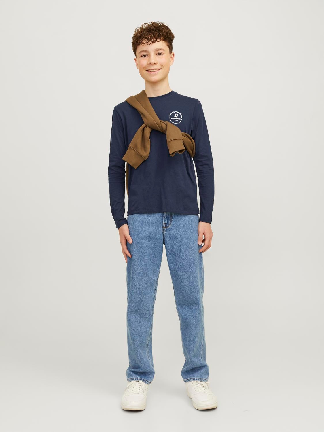 Jack & Jones Junior Langarmshirt »JJESWIFT TEE LS NOOS JNR«