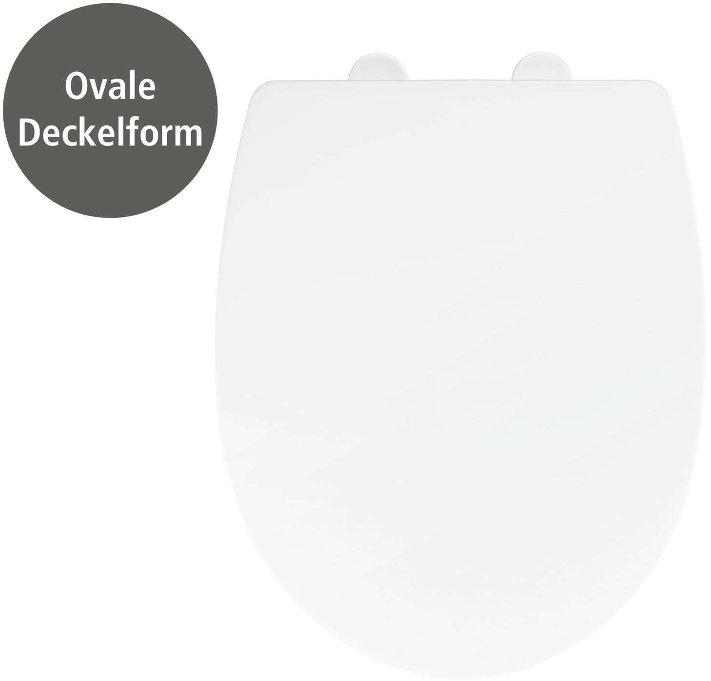 WENKO WC-Sitz »Tavola« Toilettensitz aus strapazierfähigem Duroplast mit Absenkautomatik