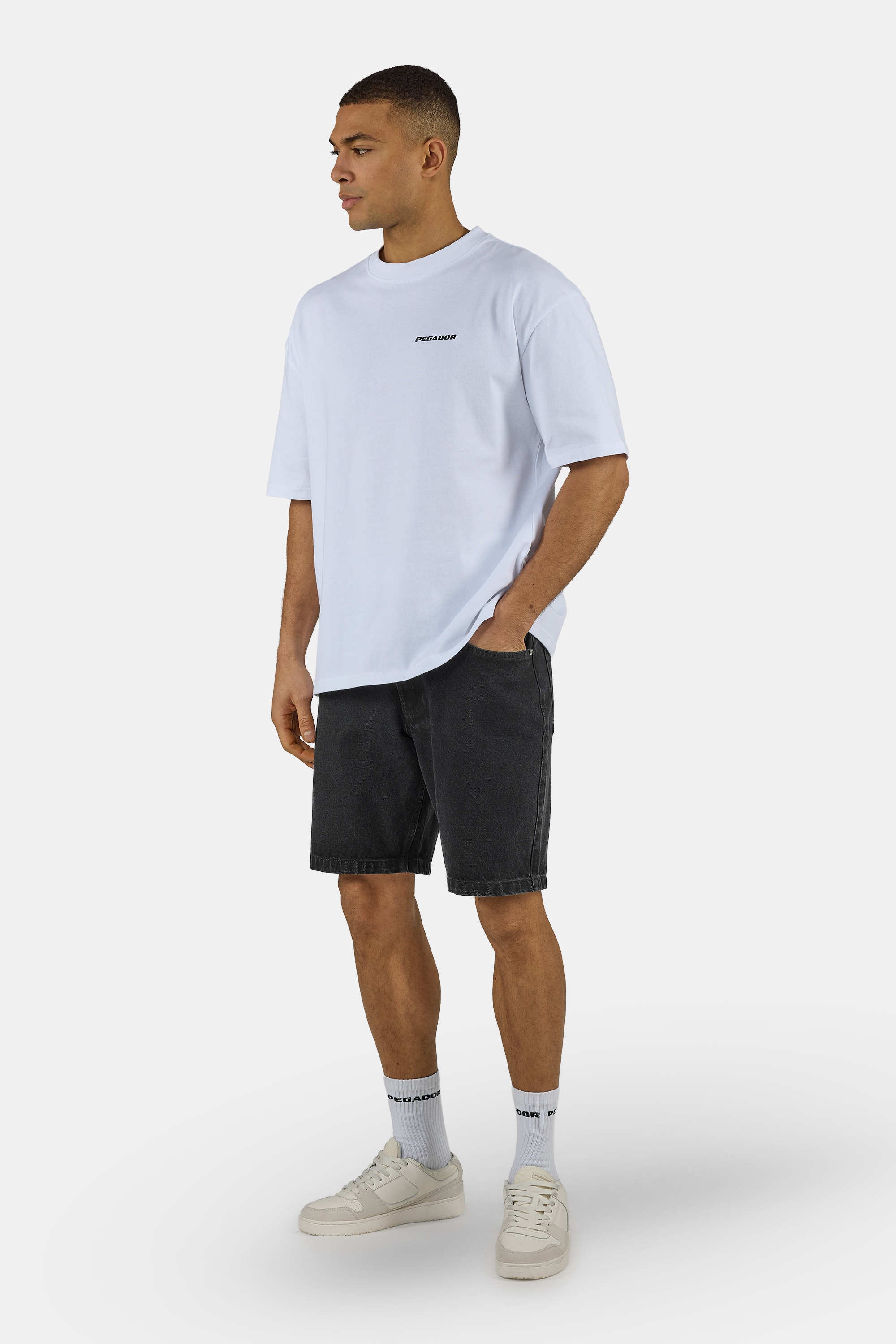 PEGADOR Jeansshorts »Bostic Jeans Shorts« Baumwolle, regular fit