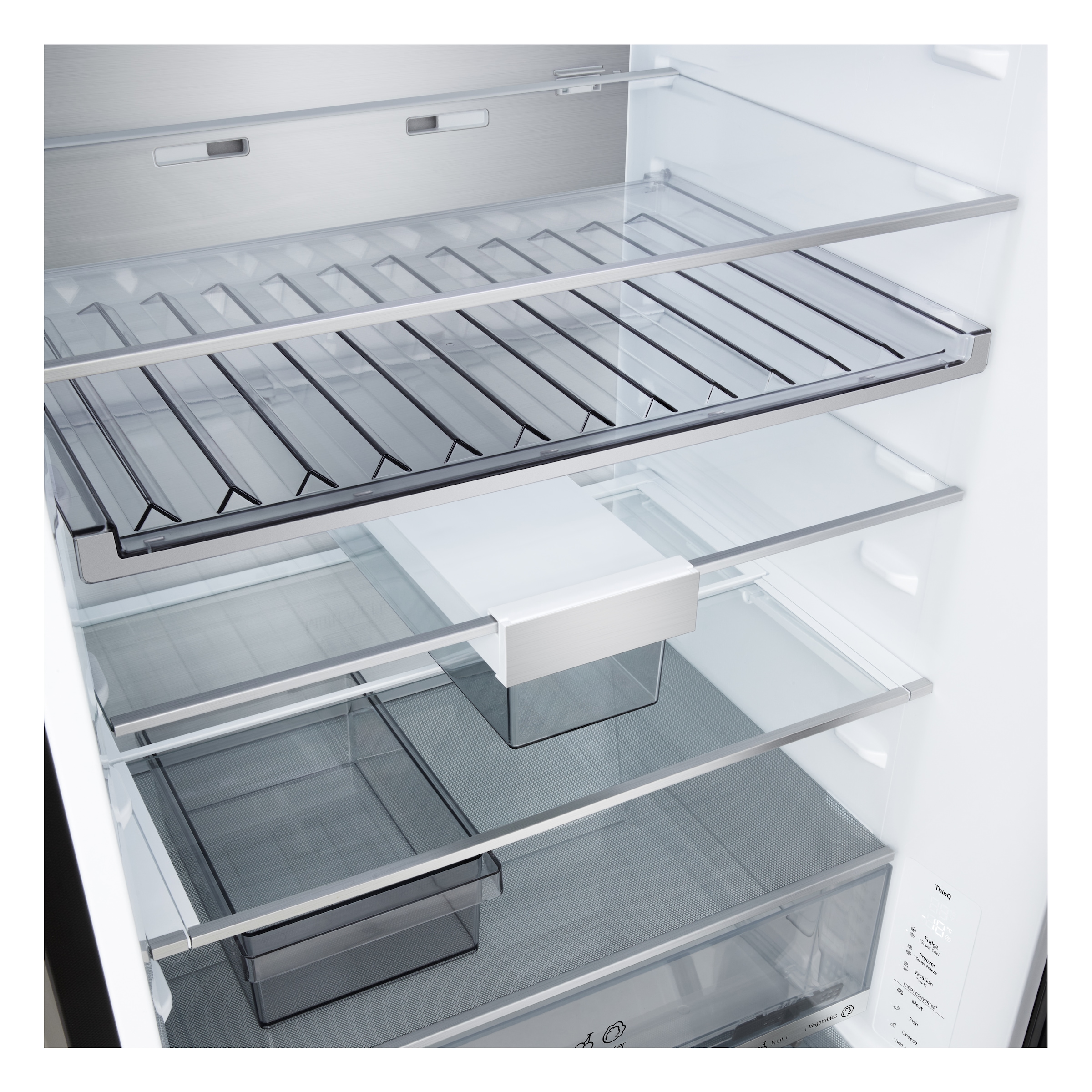 LG Kühl-/Gefrierkombination Serie 7 »GBBW726AEV« 186 cm hoch 69,7 cm breit Vollintegrierbarer Kühlschrank dank frontaler Luftzufuhr und Abluft