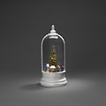 KONSTSMIDE LED Laterne, LED-Modul, 1 St., Warmweiß, LED Wasserlaterne, weiß, "Deutscher Weihnachtsmarkt"