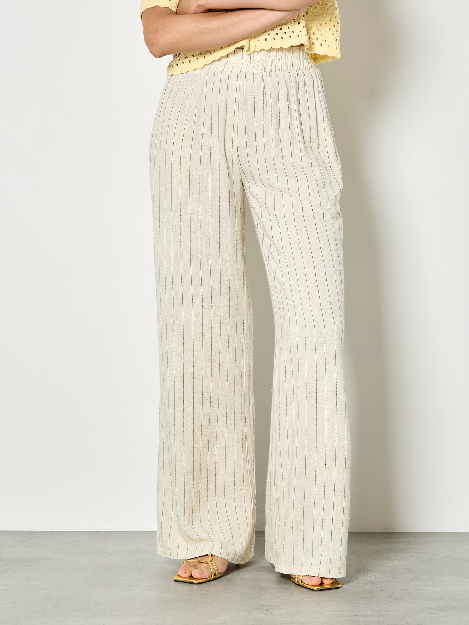 Apricot Leinenhose »Hose«  mit Nadelstreifen