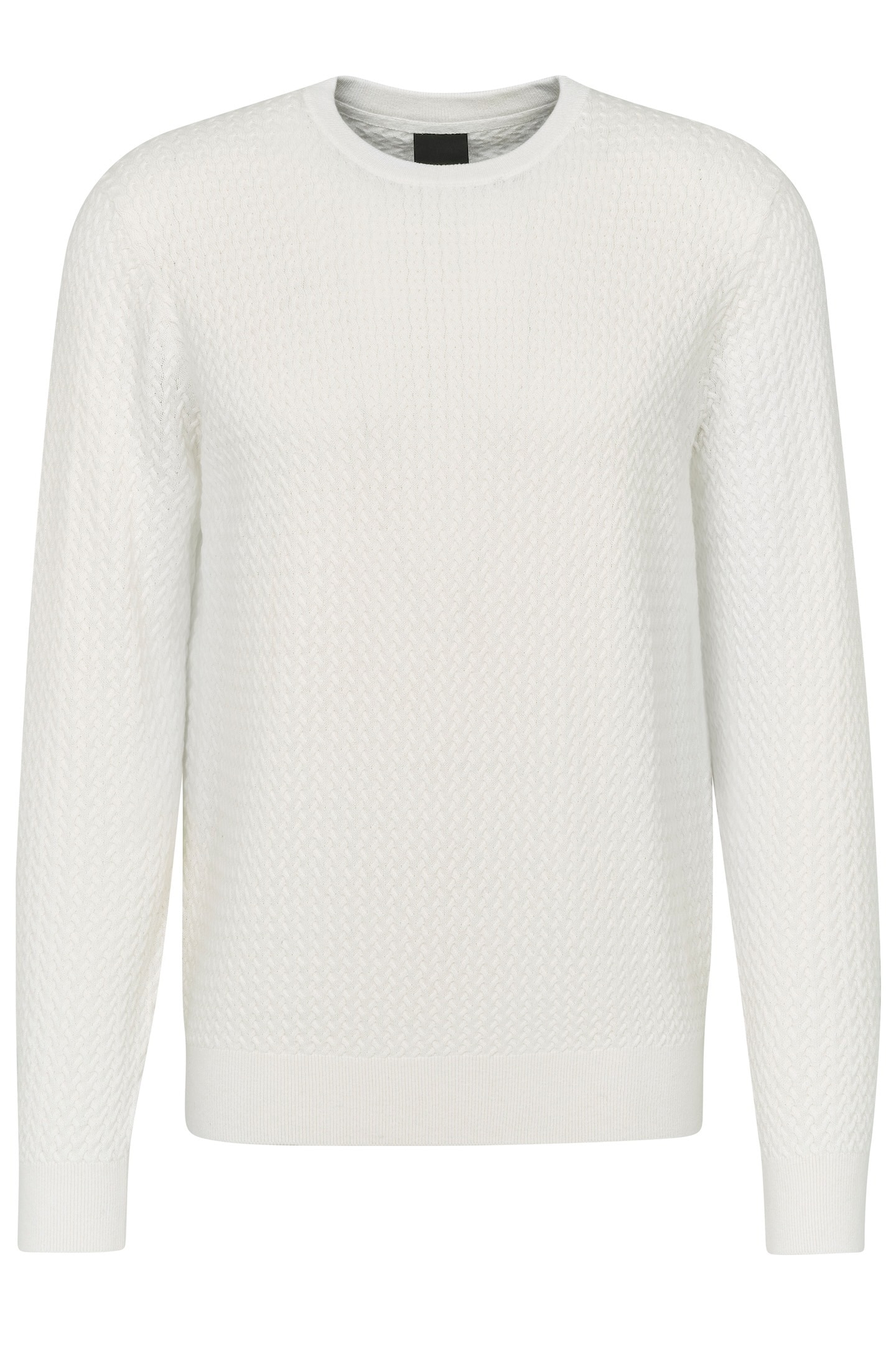 bugatti Strickpullover, mit Geflechtstruktur