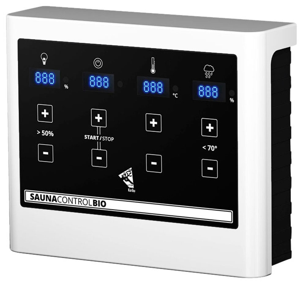 Karibu Saunahaus »Talo 2« Set,  Ofen 9 kW Bio externe Strg easy