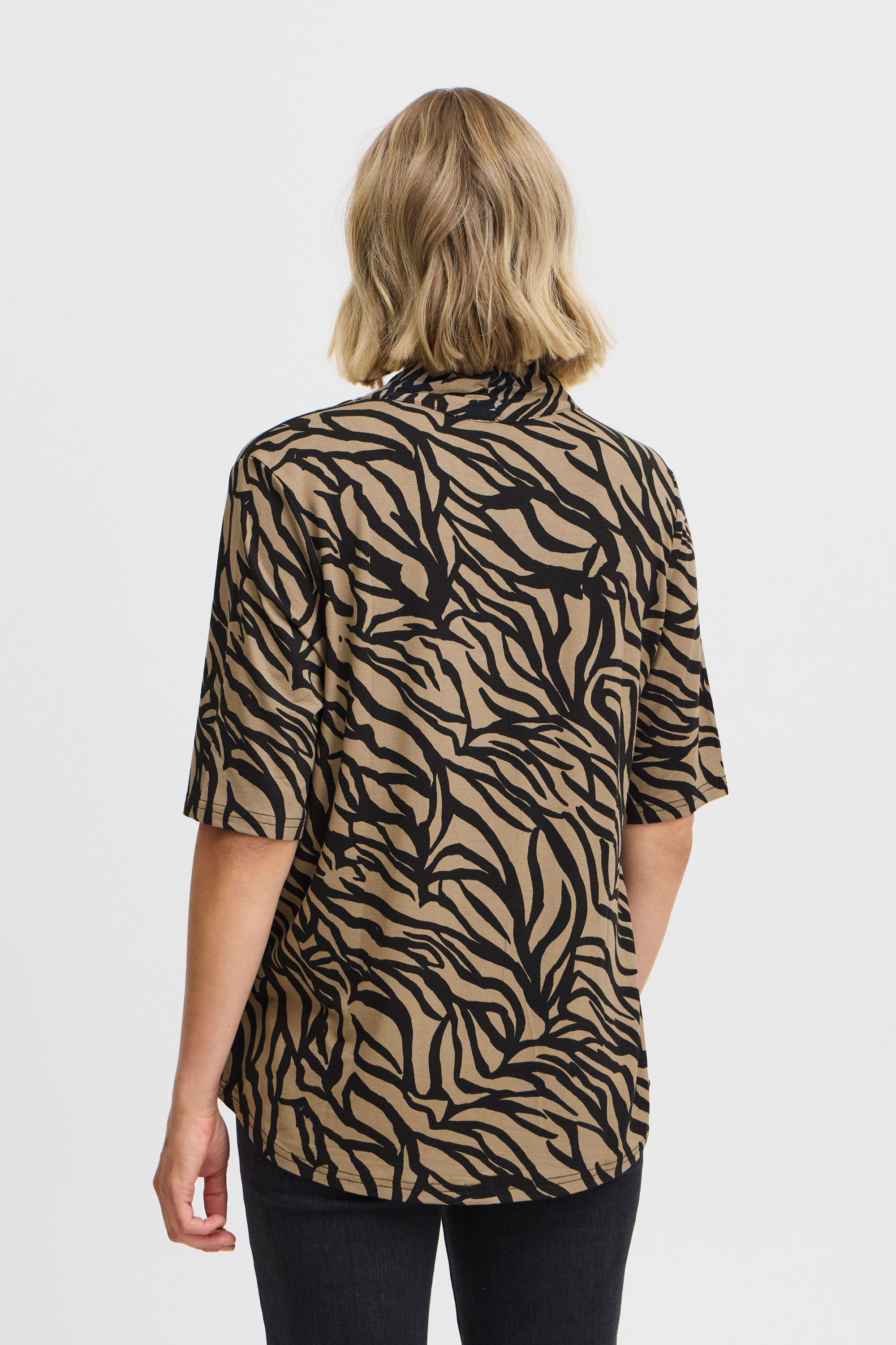 fransa Tunika »Kurzarmbluse FRFLORA TEE 4«