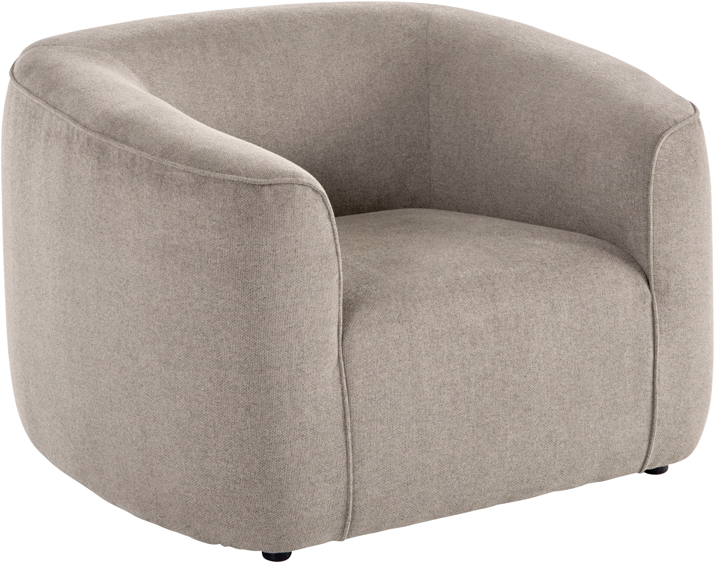 LeGer Home by Lena Gercke Sessel »LYZA Relaxsessel, Loungesessel, Maße B/T/H: 113/95/71 cm« organische Form, mit Wellenunterfederung, gemütlich und modern