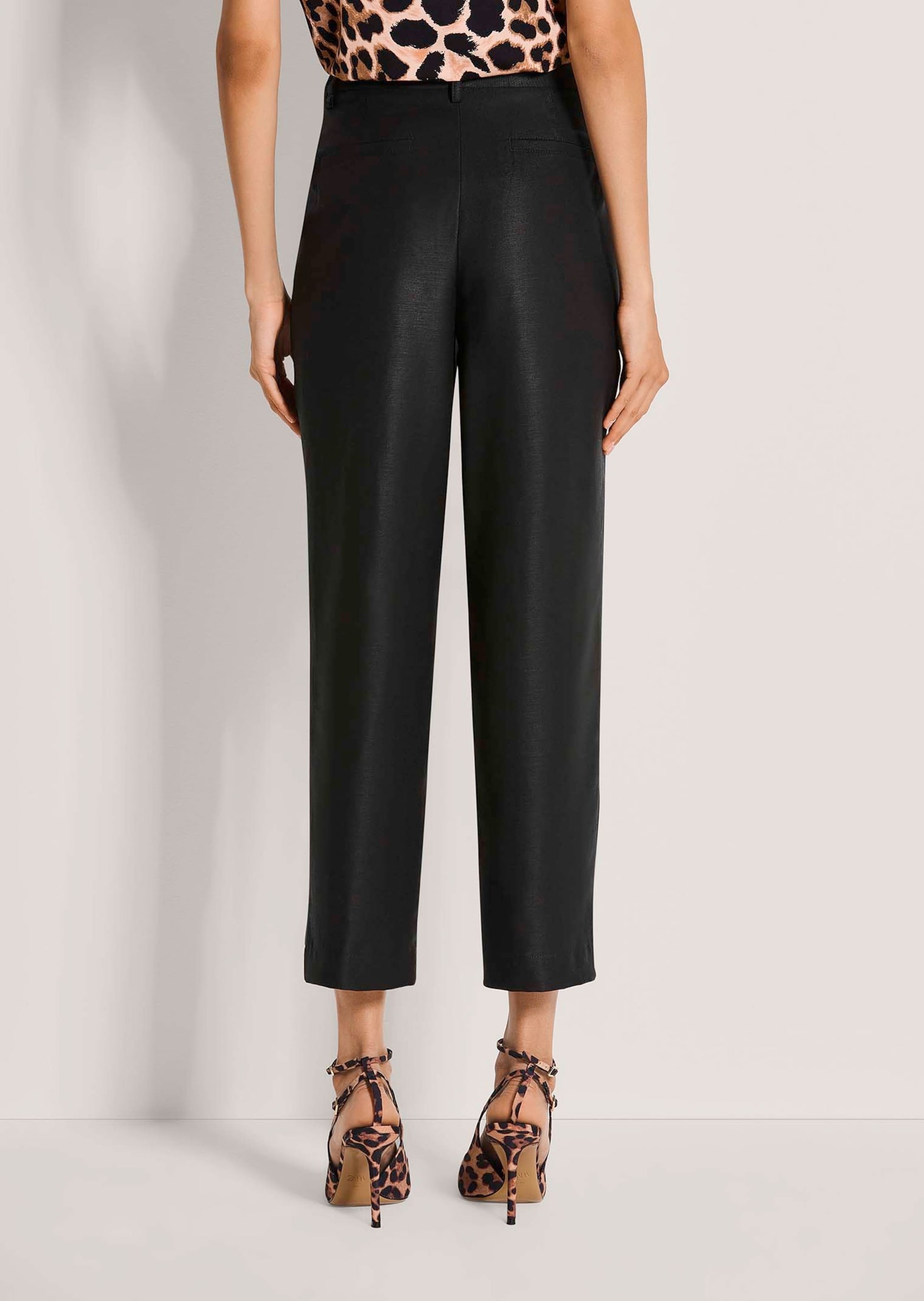 MADELEINE Stoffhose »Leinenhose Stoffhose mit Formbund«  7/8-Hose in Leinenmischung