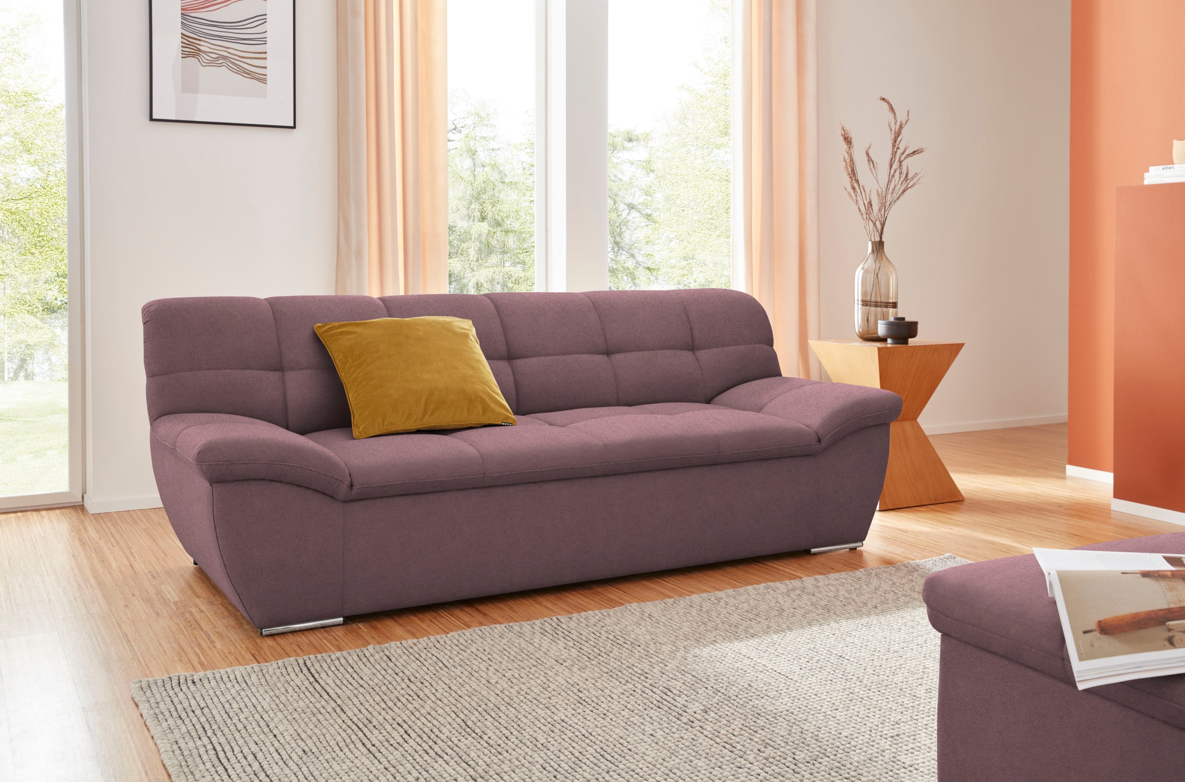 DOMO collection 2-Sitzer »Lagoa, moderne Sitzheftung, bequem und komfortabel«, frei im Raum stellbar, in großer Farbauswahl