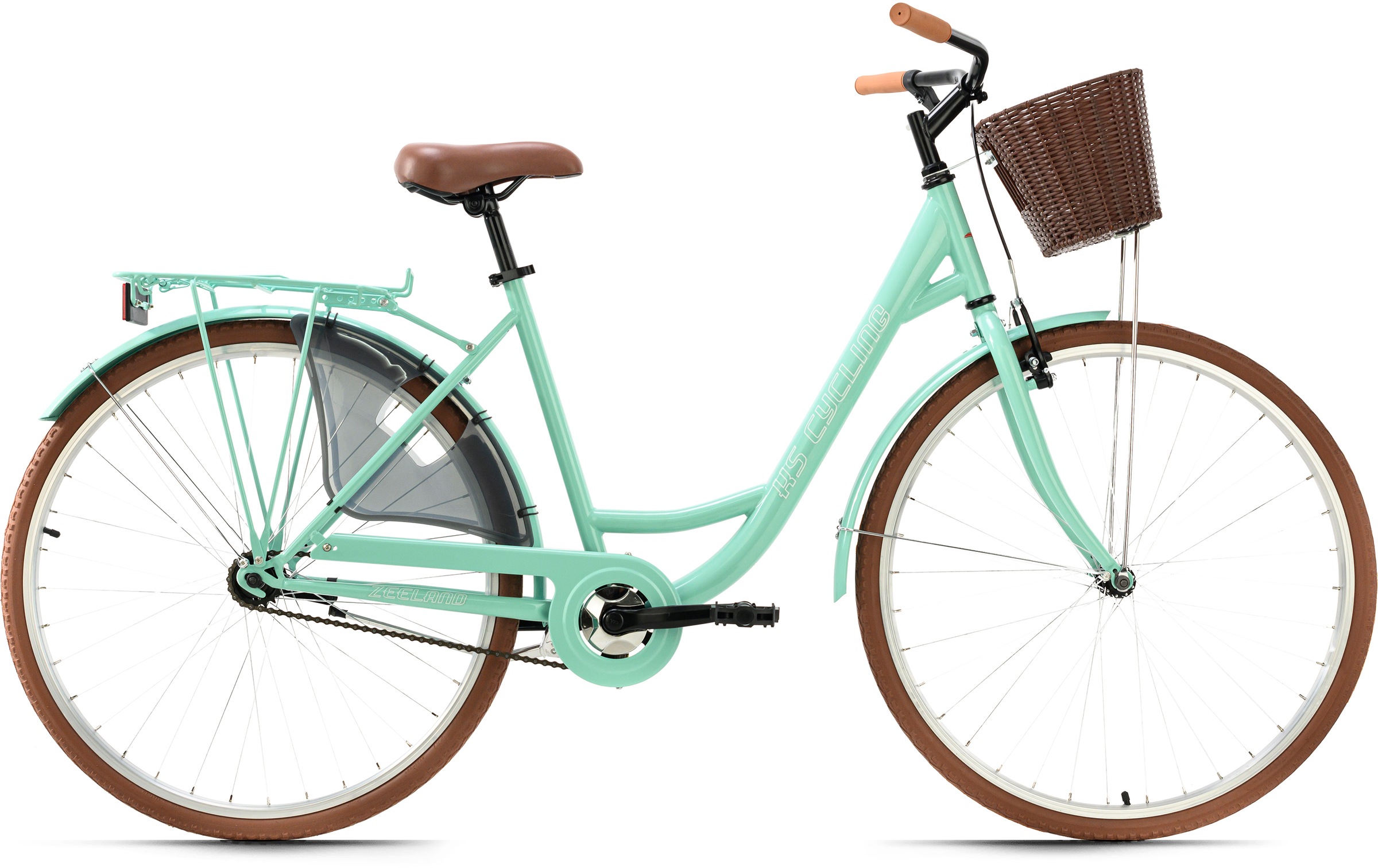 Ks Cycling Cityrad »Zeeland« 1 Gang für Damen in grün, Größe 28 Zoll (71,12 cm)