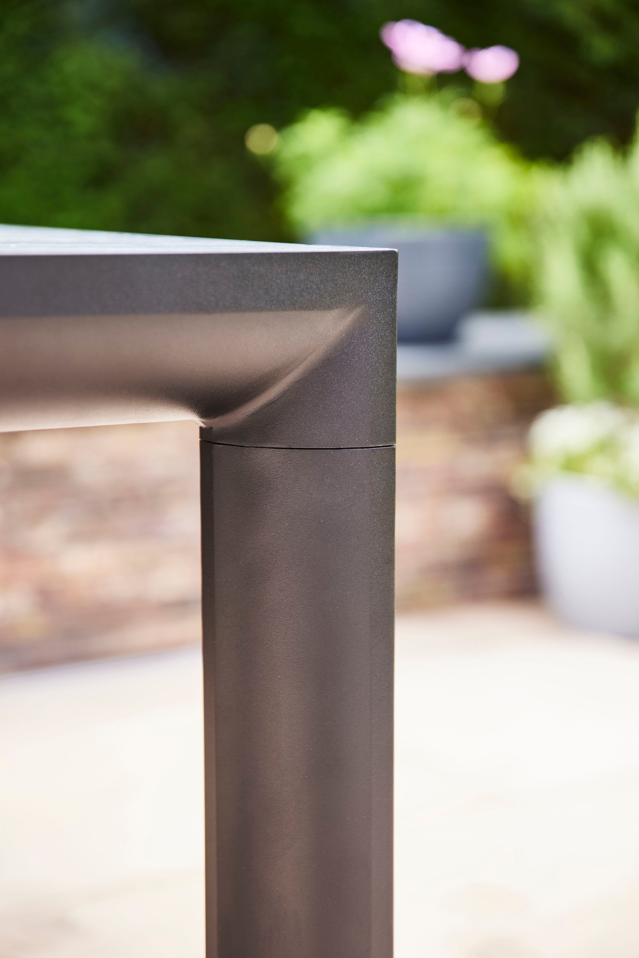 Siena Garden Garten-Essgruppe »Valencia/Ancona«, (Set, 15 tlg., 6 Sessel: 59x71x110 cm, Liege: 70x154x109,5 cm, Tisch: 220x100x74 cm), Polypropylen, Aluminium, Tischplatte aus Keramik, inkl. 7 Auflagen