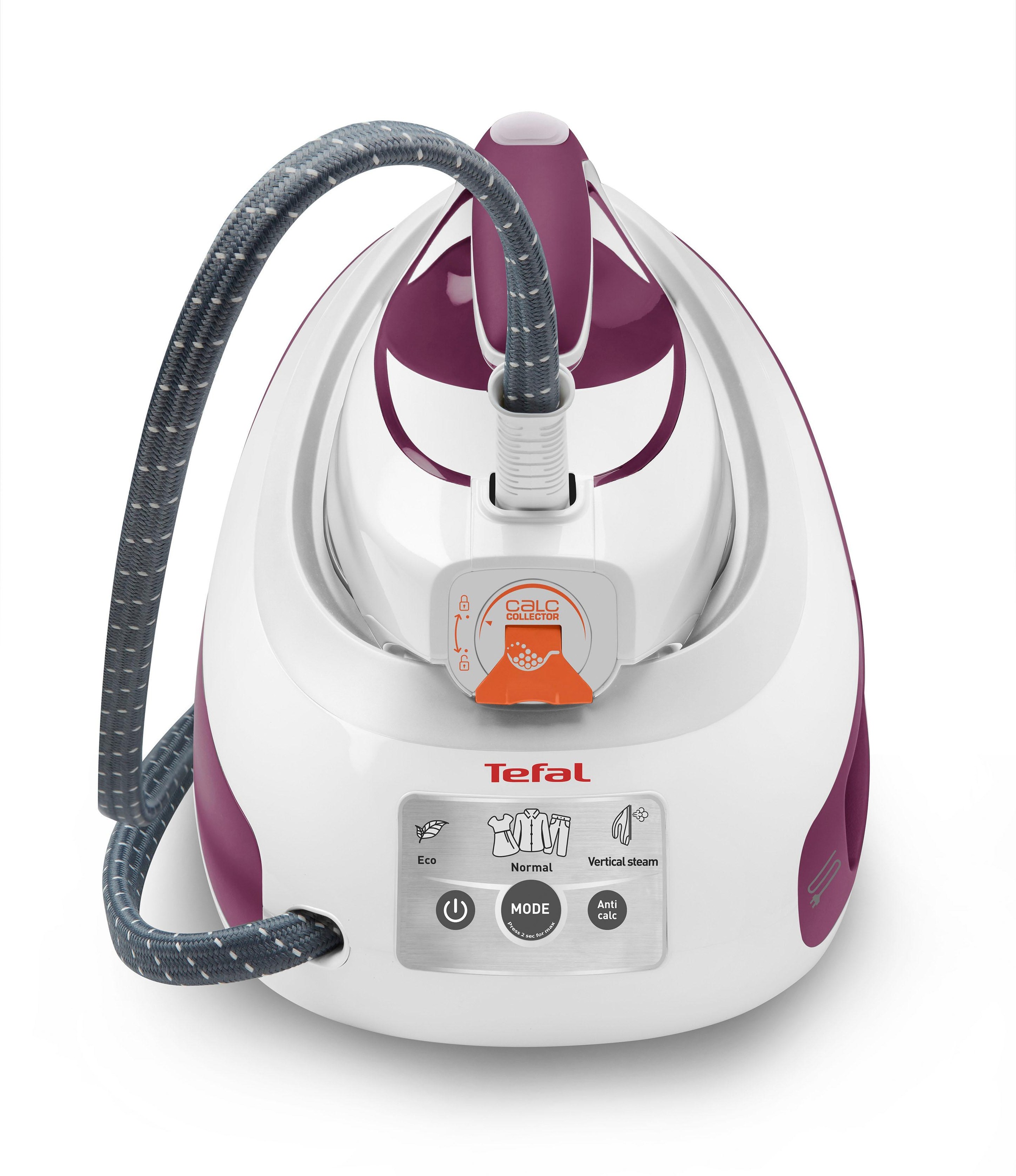 Tefal Dampfbügelstation »SV8054 Express Anti-Calc«, 2800 W, 6,5-Bar, optimale Dampf-/Temperaturkombi für alle Stoffarten